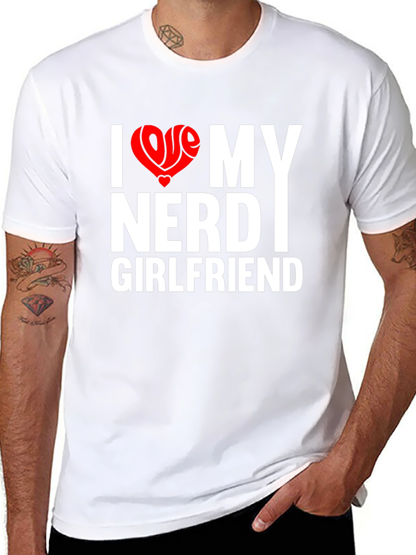I Love My Nerd Girlfriend T-Shirt