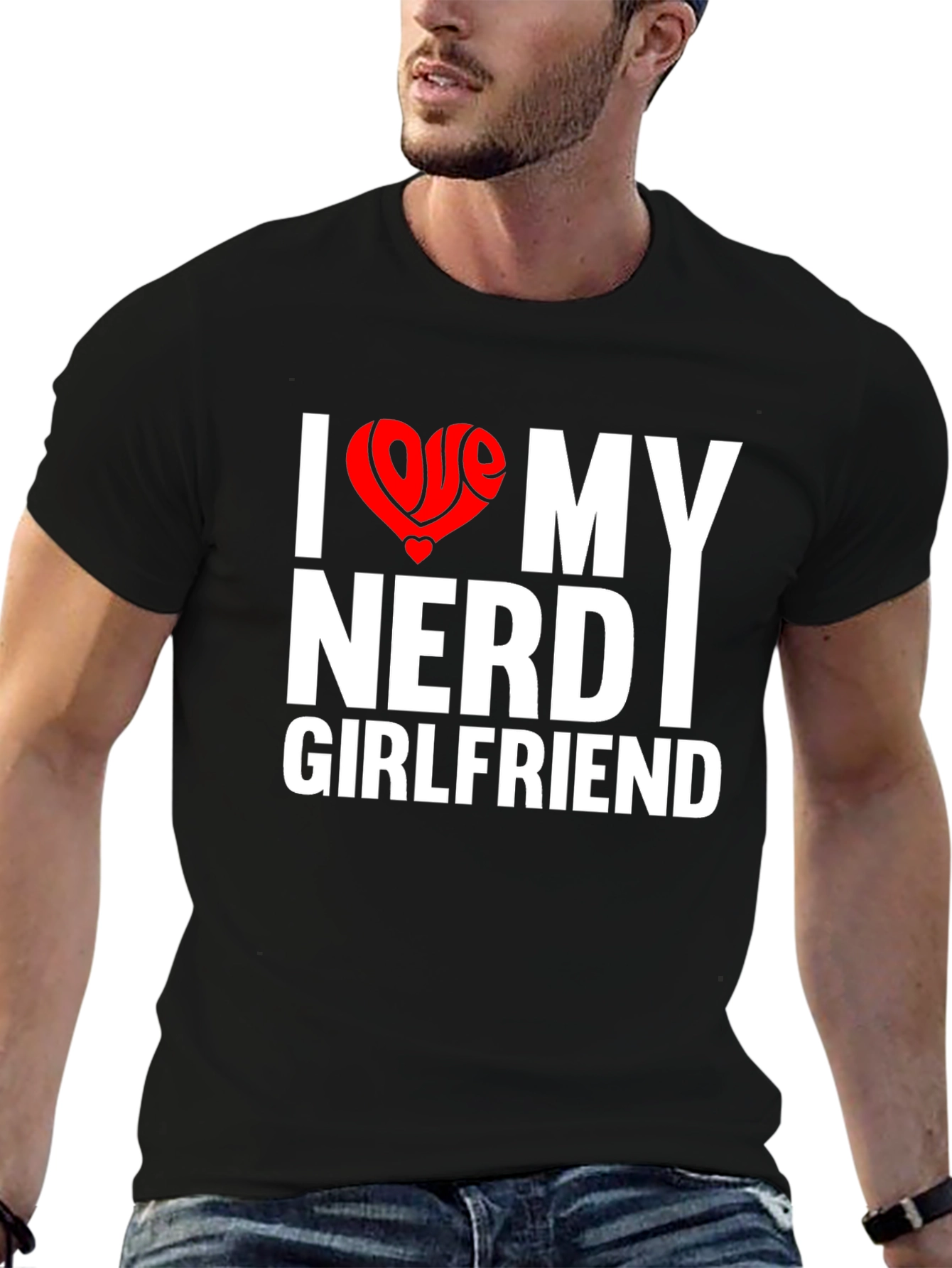 I Love My Nerd Girlfriend T-Shirt