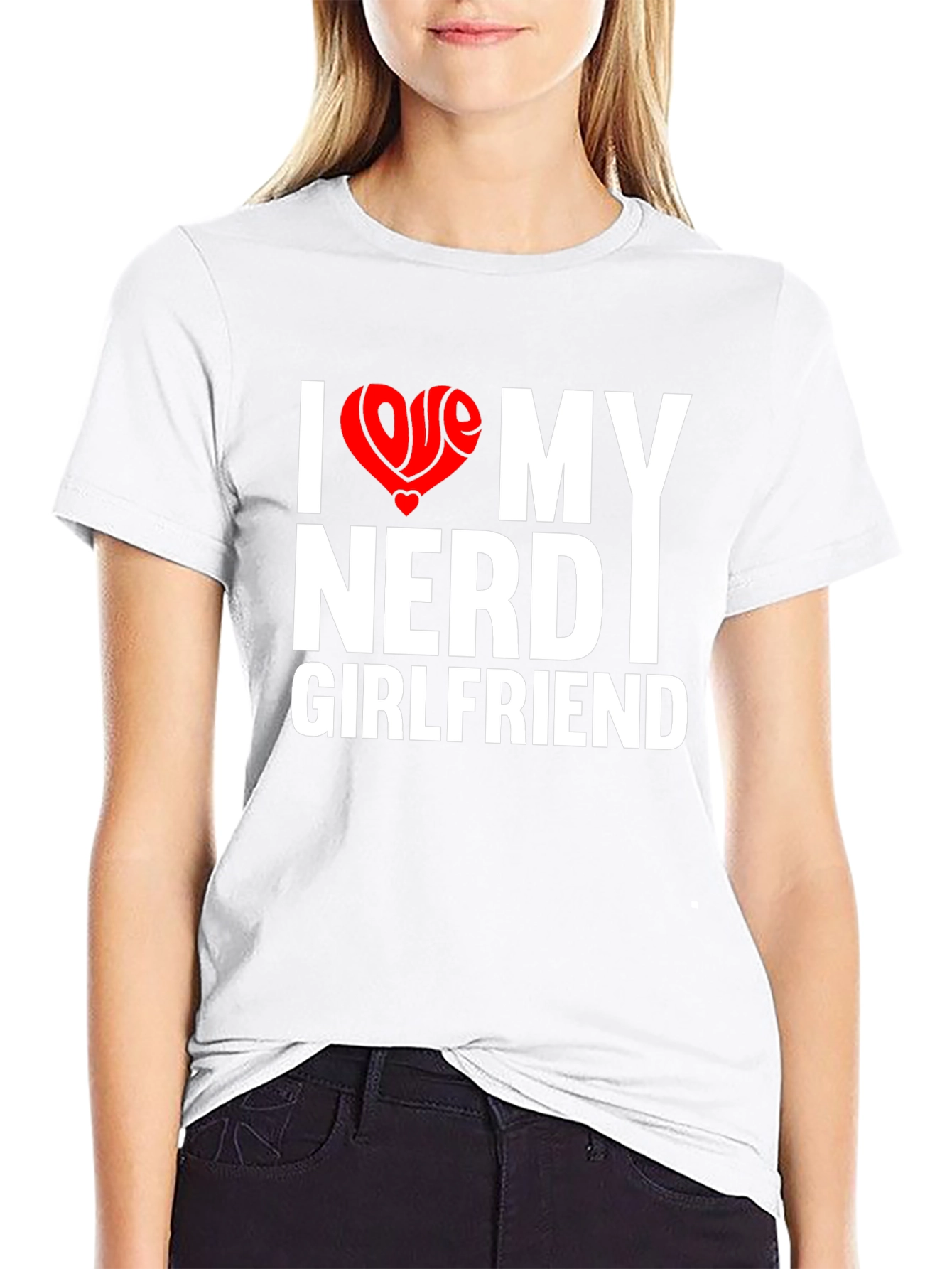 I Love My Nerd Girlfriend T-Shirt