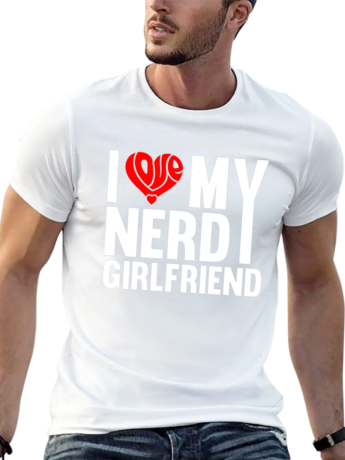I Love My Nerd Girlfriend T-Shirt