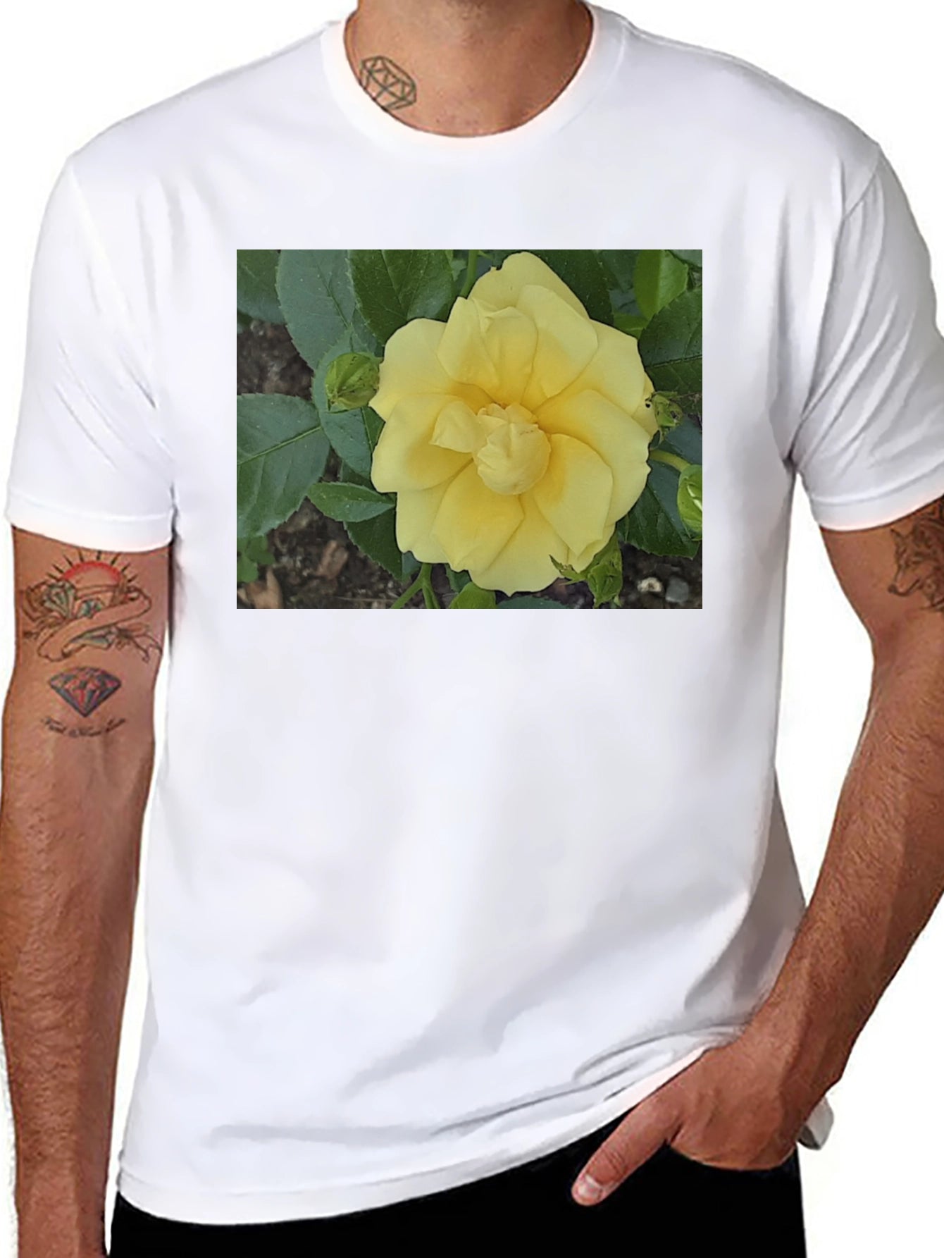 Yellow Flower Graphic Tee