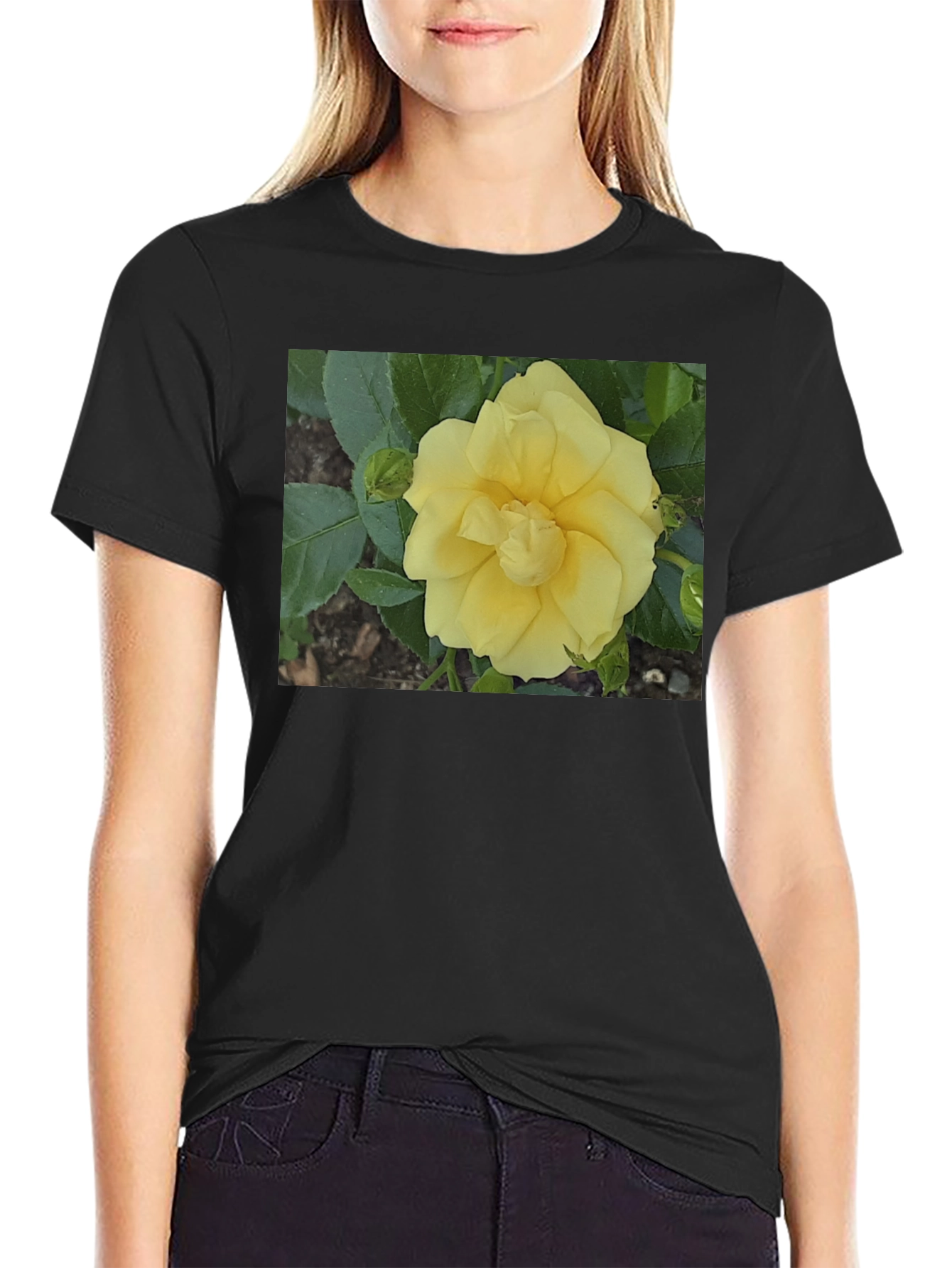 Yellow Flower Graphic Tee
