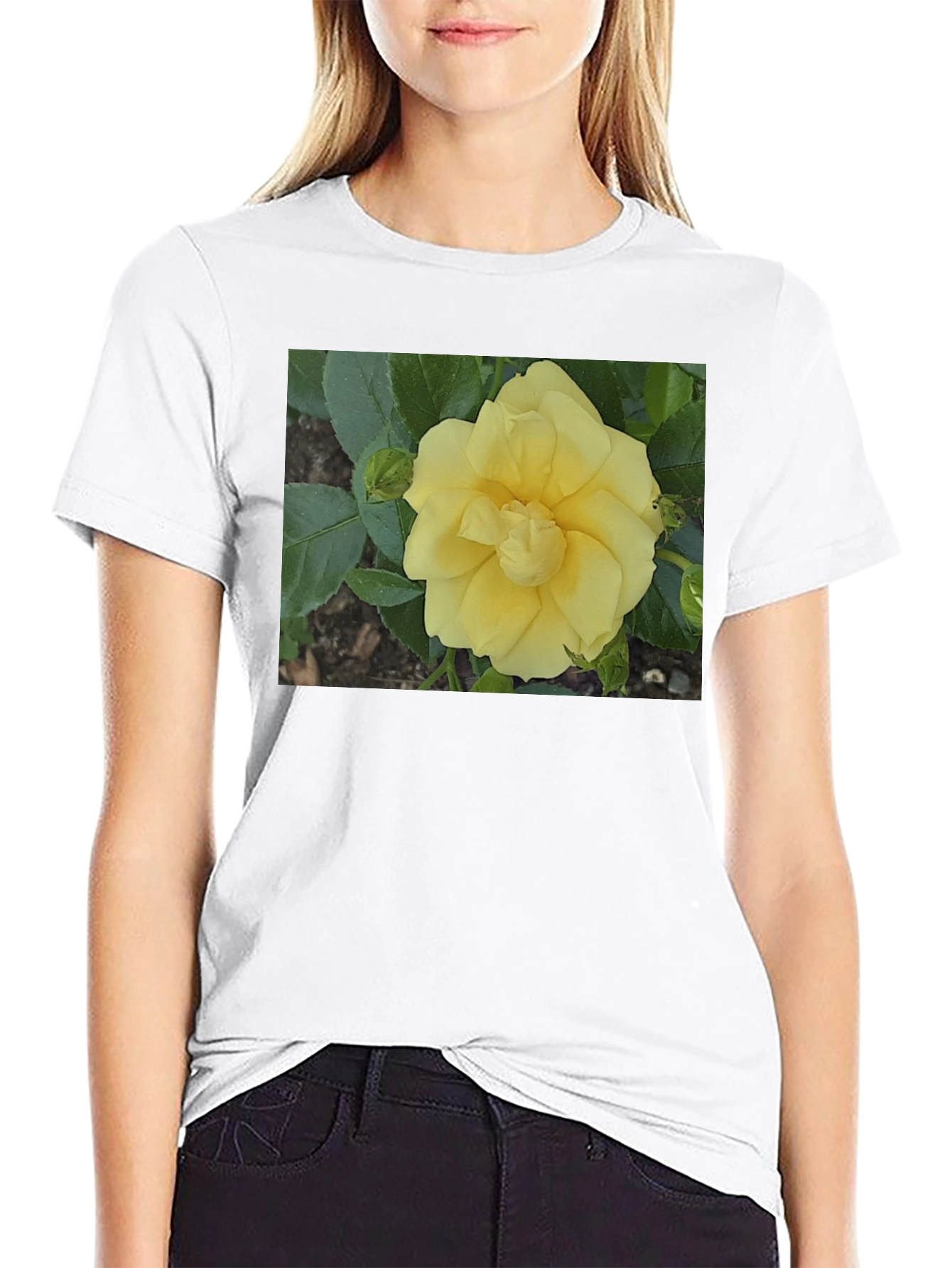 Yellow Flower Graphic Tee