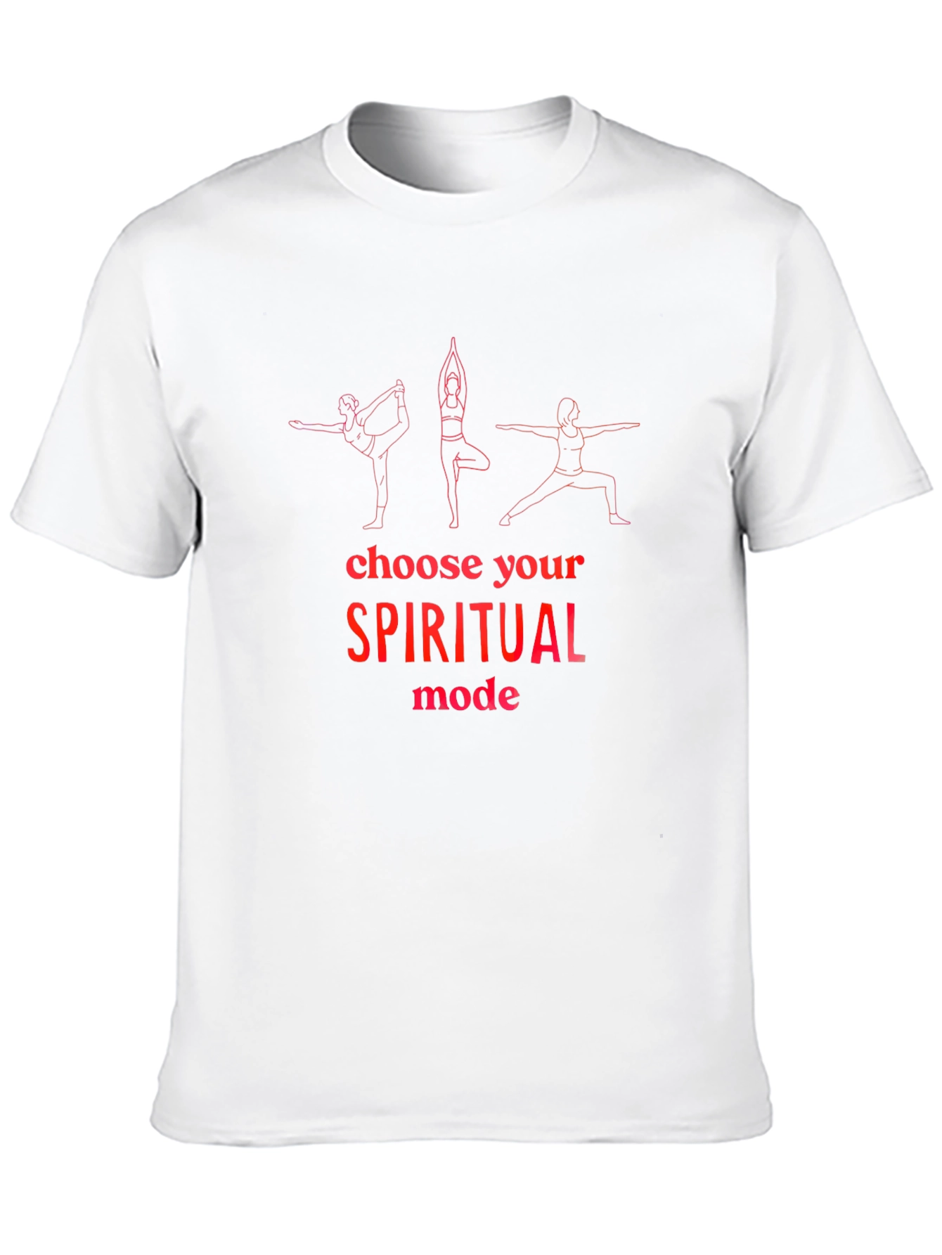 Spiritual Mode Yoga Graphic T-Shirt