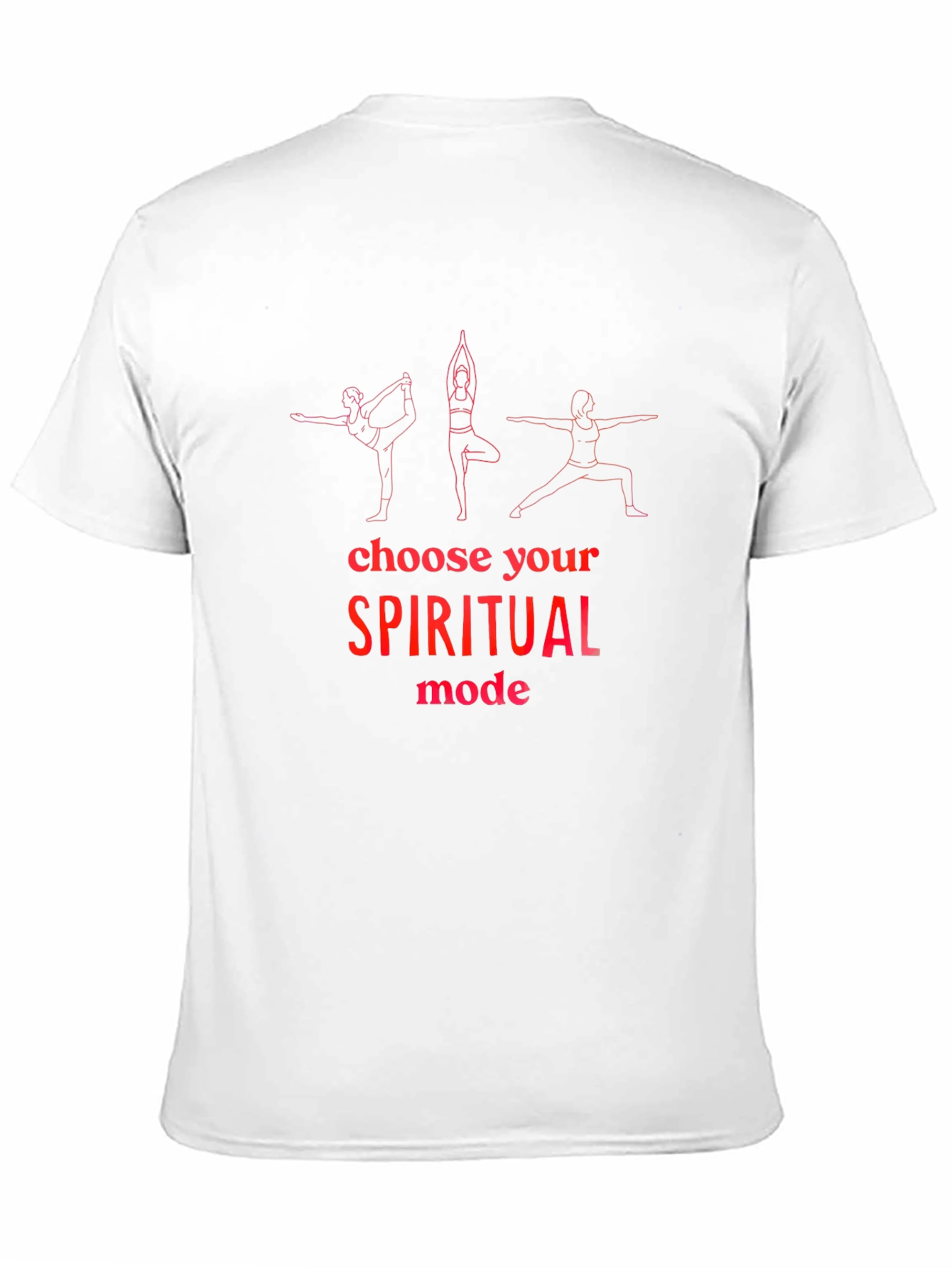 Spiritual Mode Yoga Graphic T-Shirt