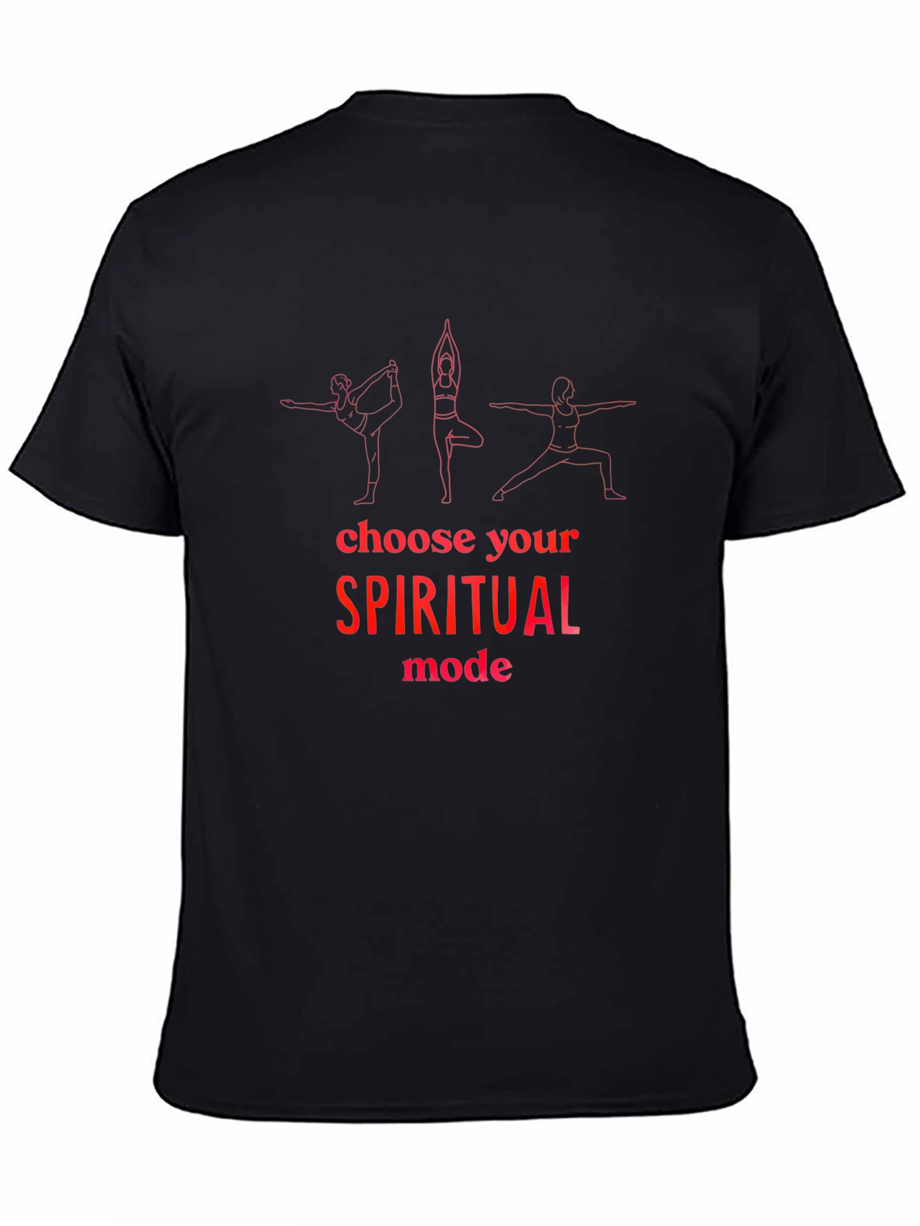 Spiritual Mode Yoga Graphic T-Shirt