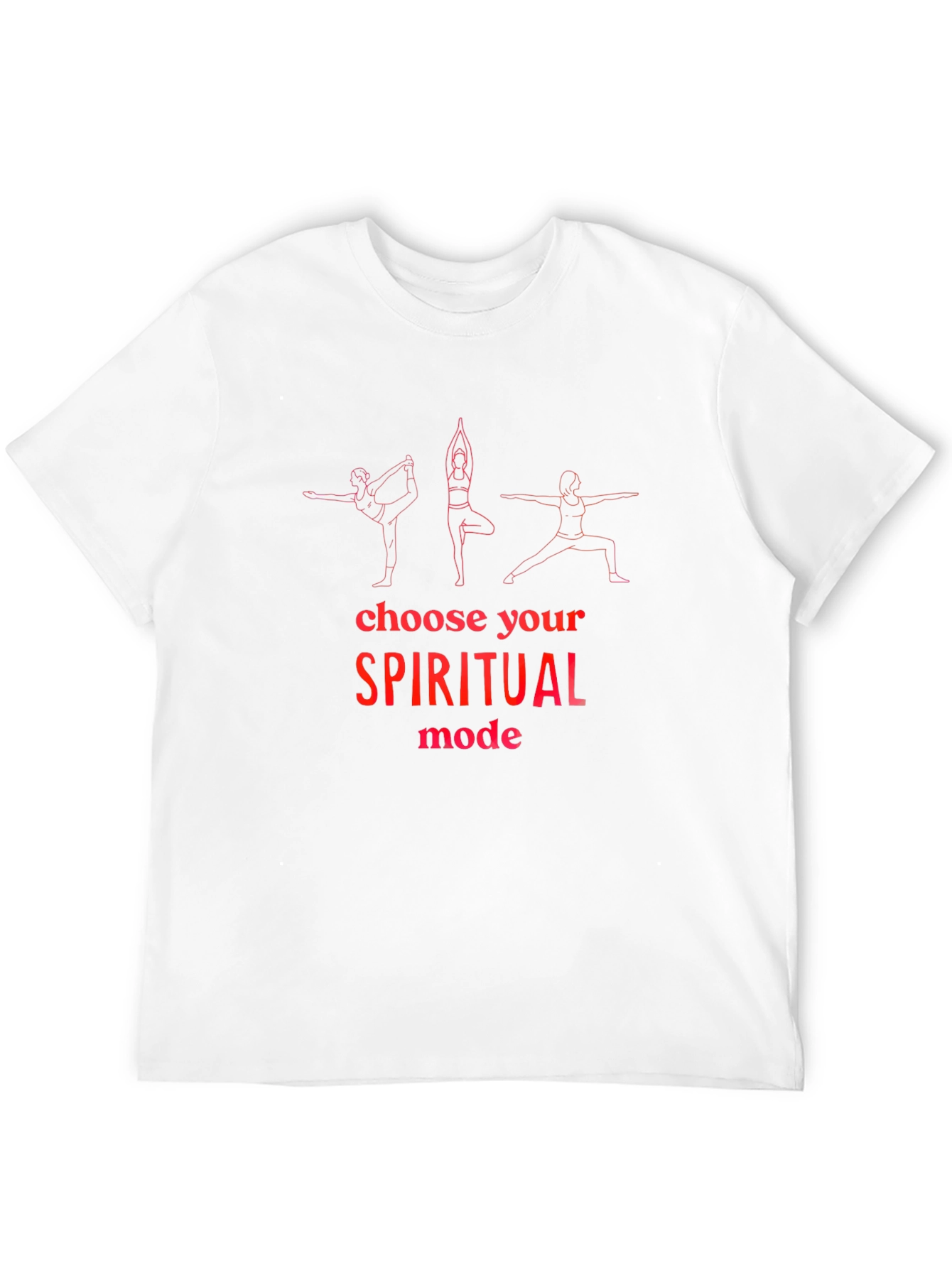 Spiritual Mode Yoga Graphic T-Shirt