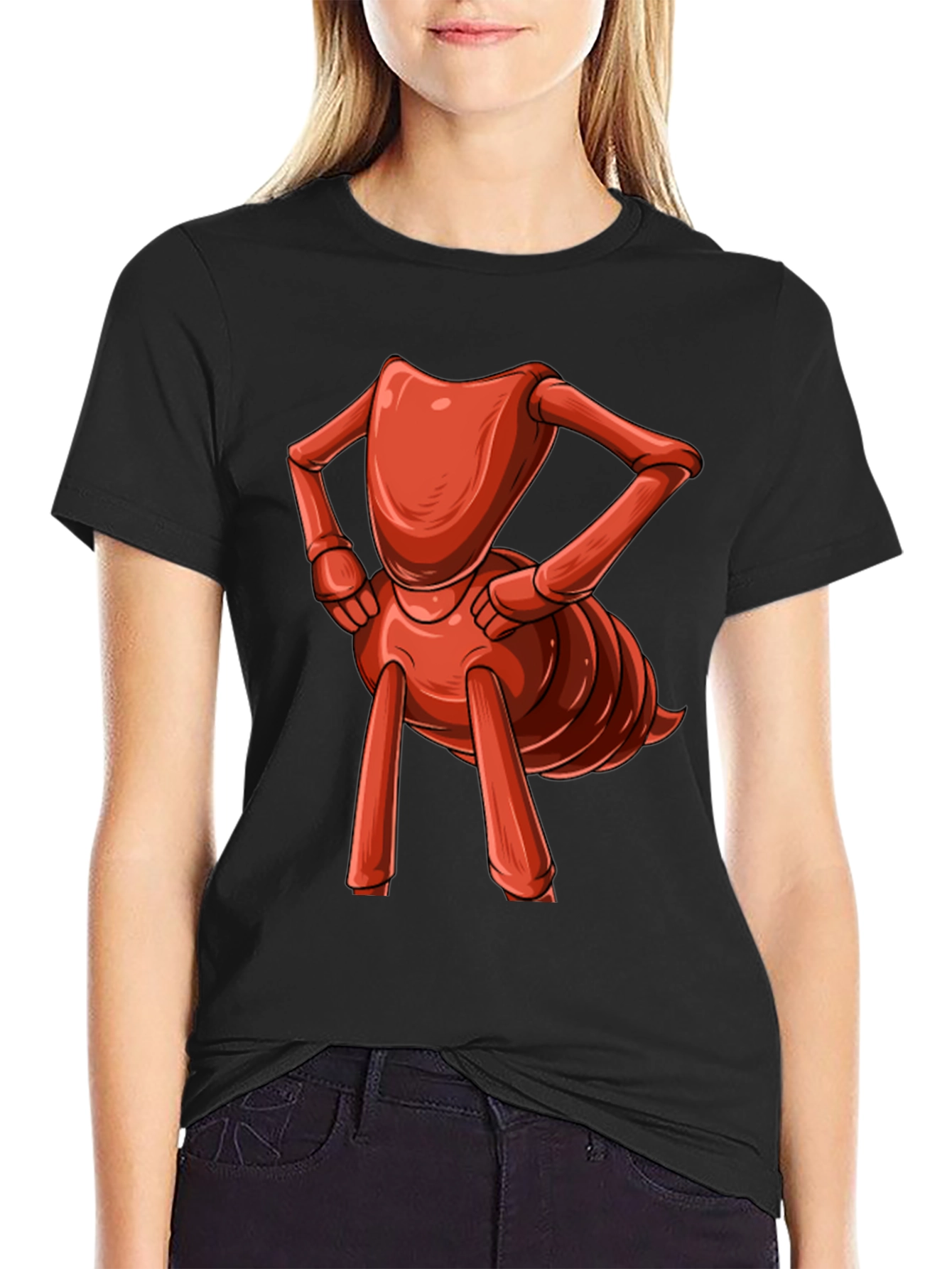 Cartoon Ant Graphic T-Shirt