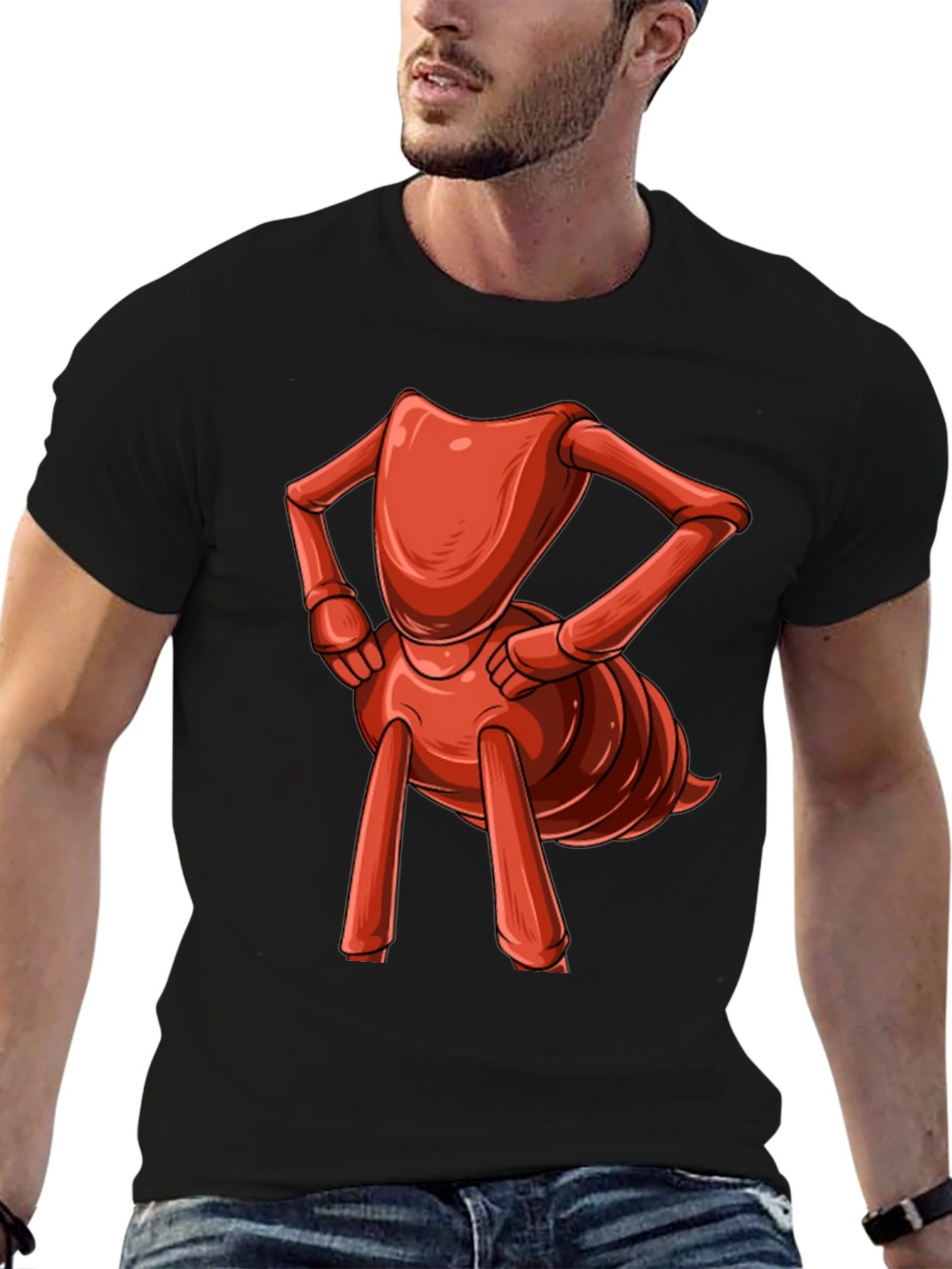 Cartoon Ant Graphic T-Shirt
