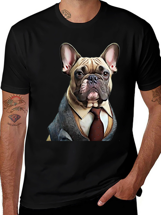 Dog in Suit Graphic Tee