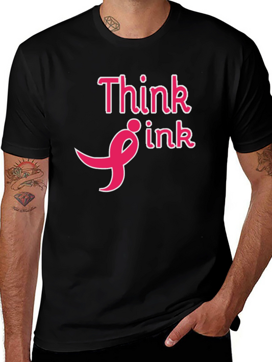 Think Pink Breast Cancer Awareness T-Shirt
