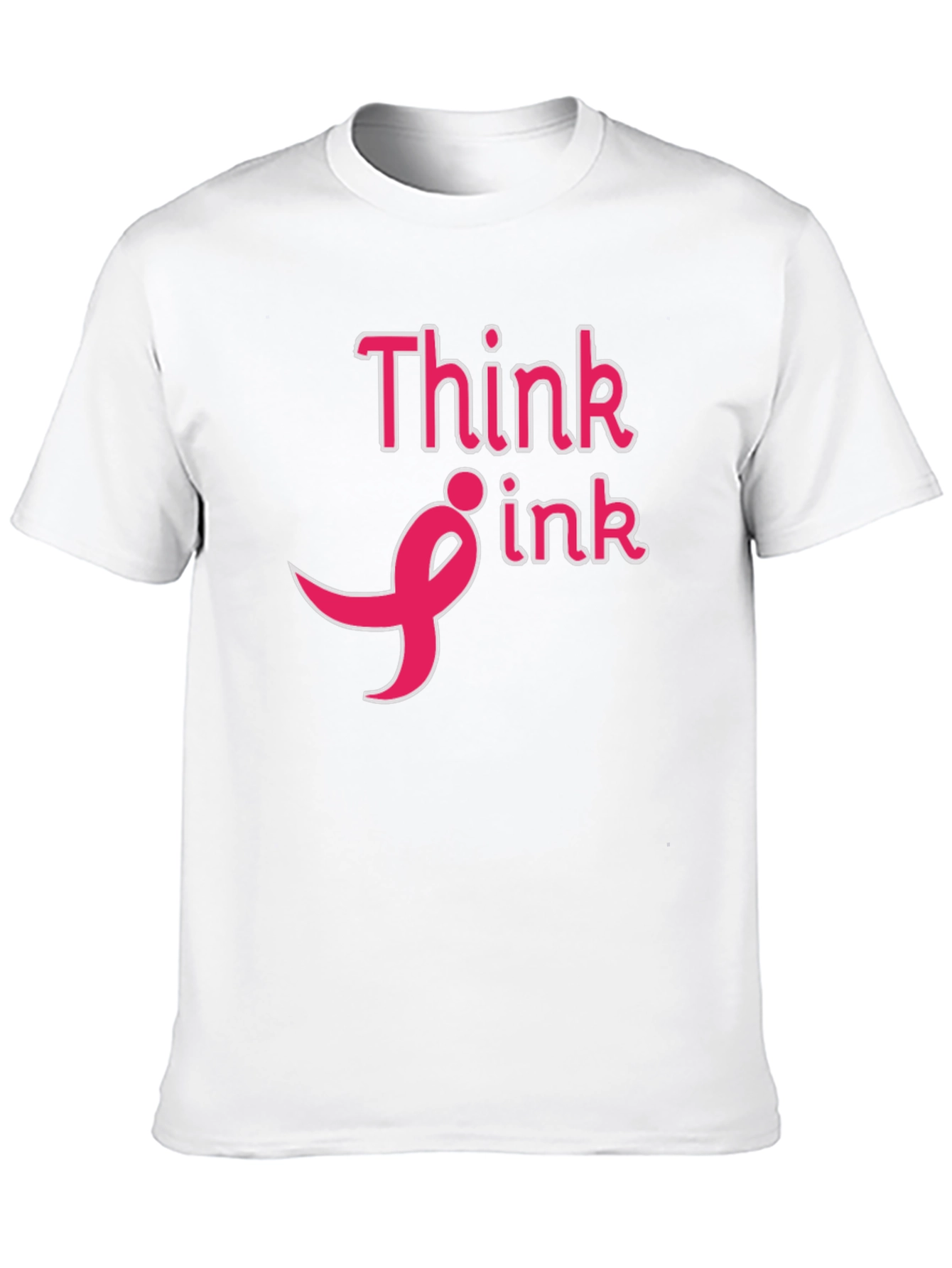 Think Pink Breast Cancer Awareness T-Shirt