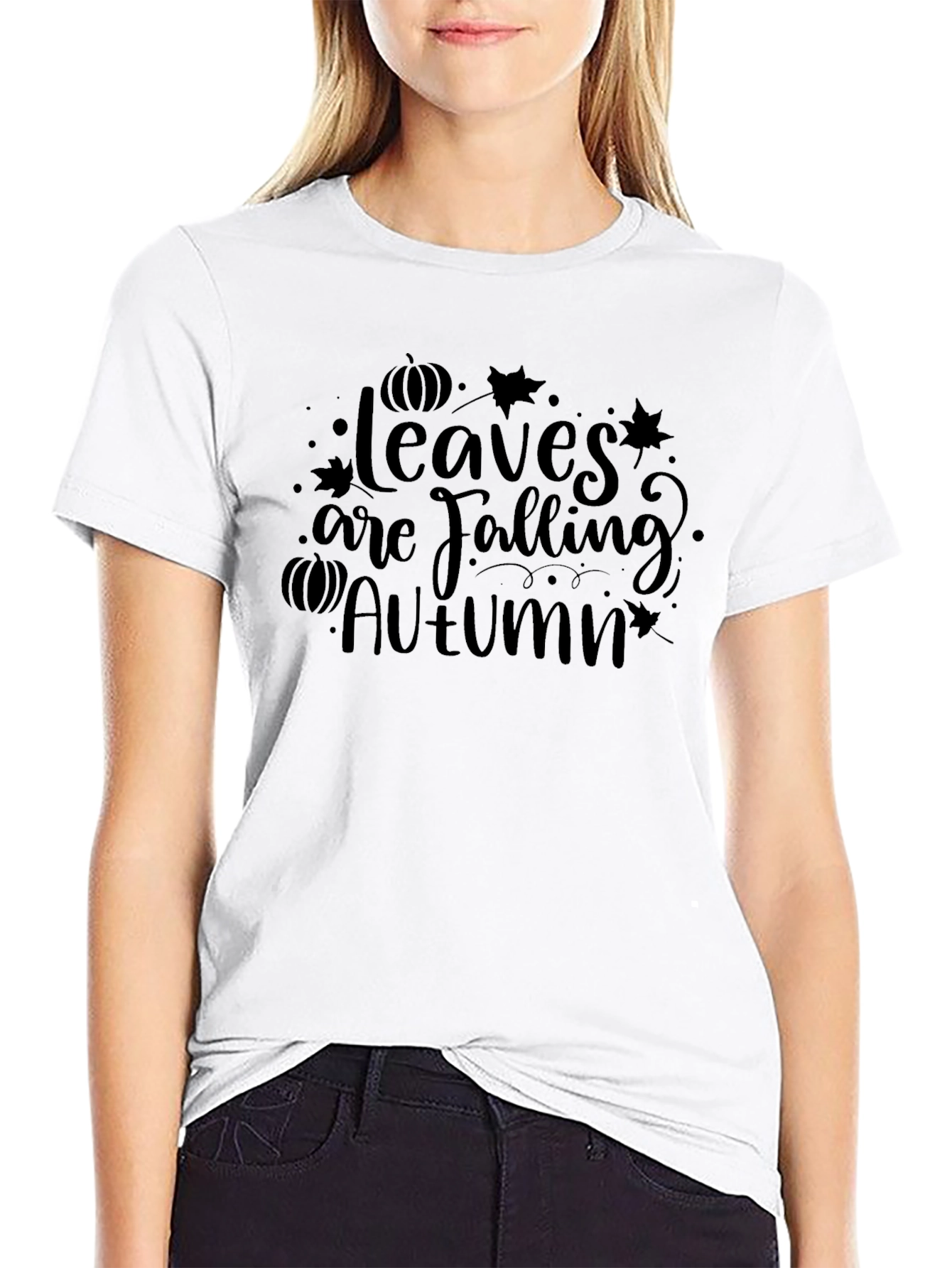 Autumn Leaves T-Shirt - Falling Leaves Season Tee