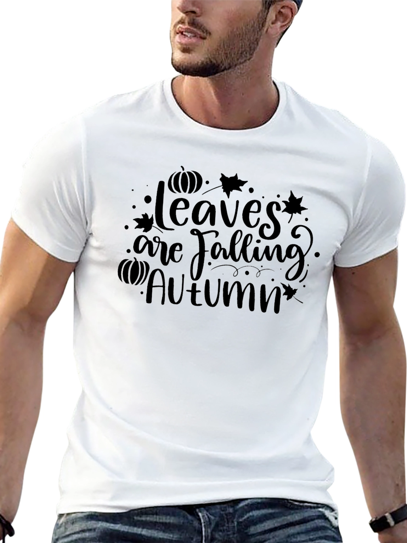 Autumn Leaves T-Shirt - Falling Leaves Season Tee