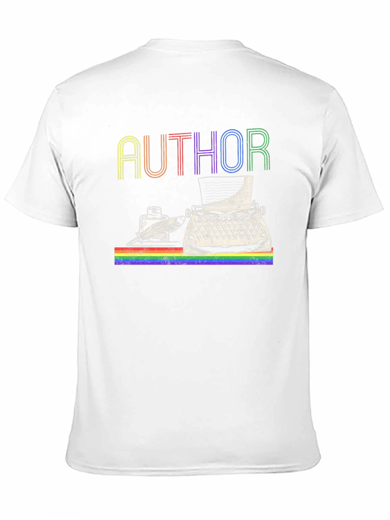 Author LGBTQ Pride Rainbow T-Shirt