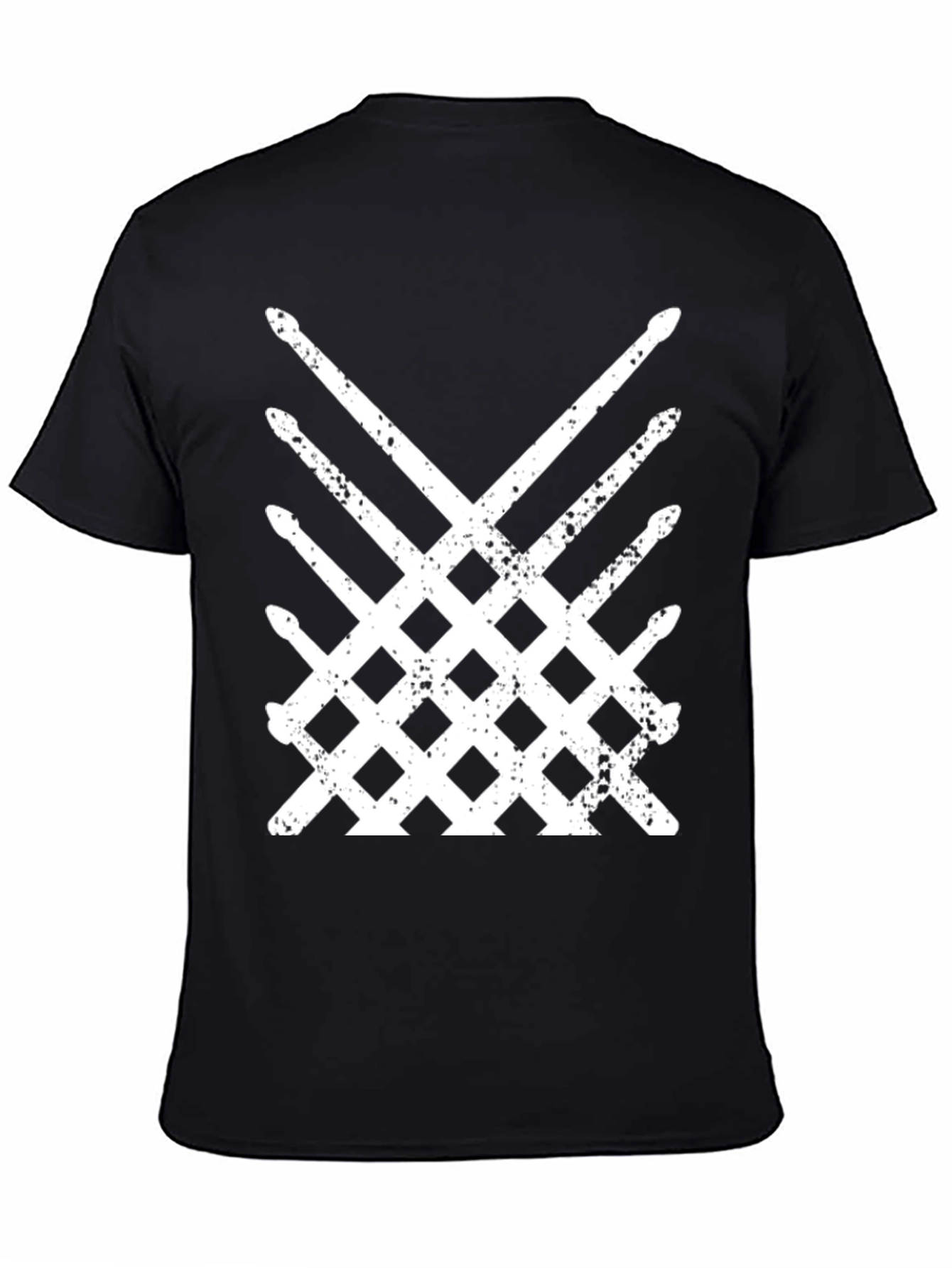 Drummer Sticks Graphic Tee - Black