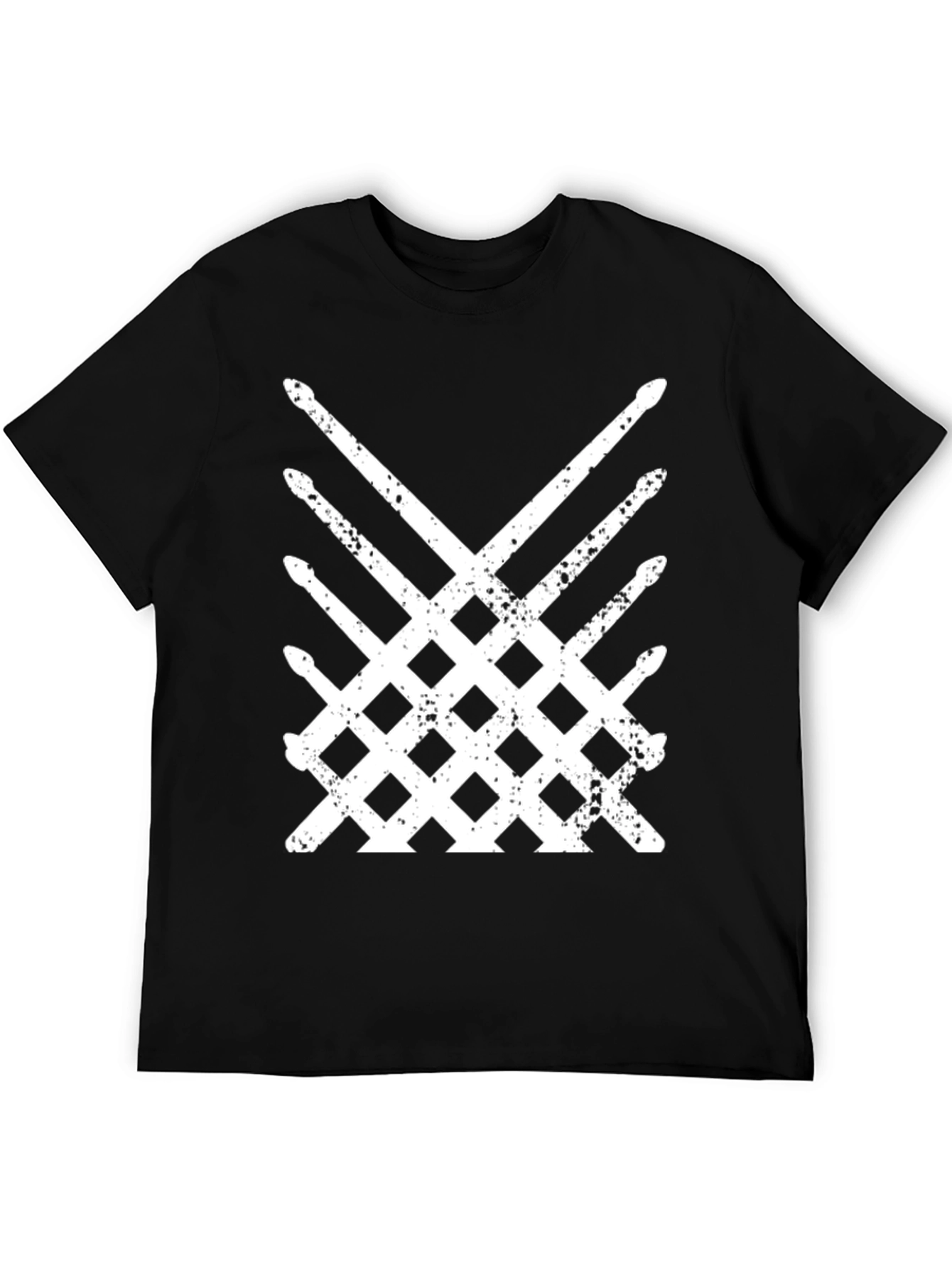 Drummer Sticks Graphic Tee - Black