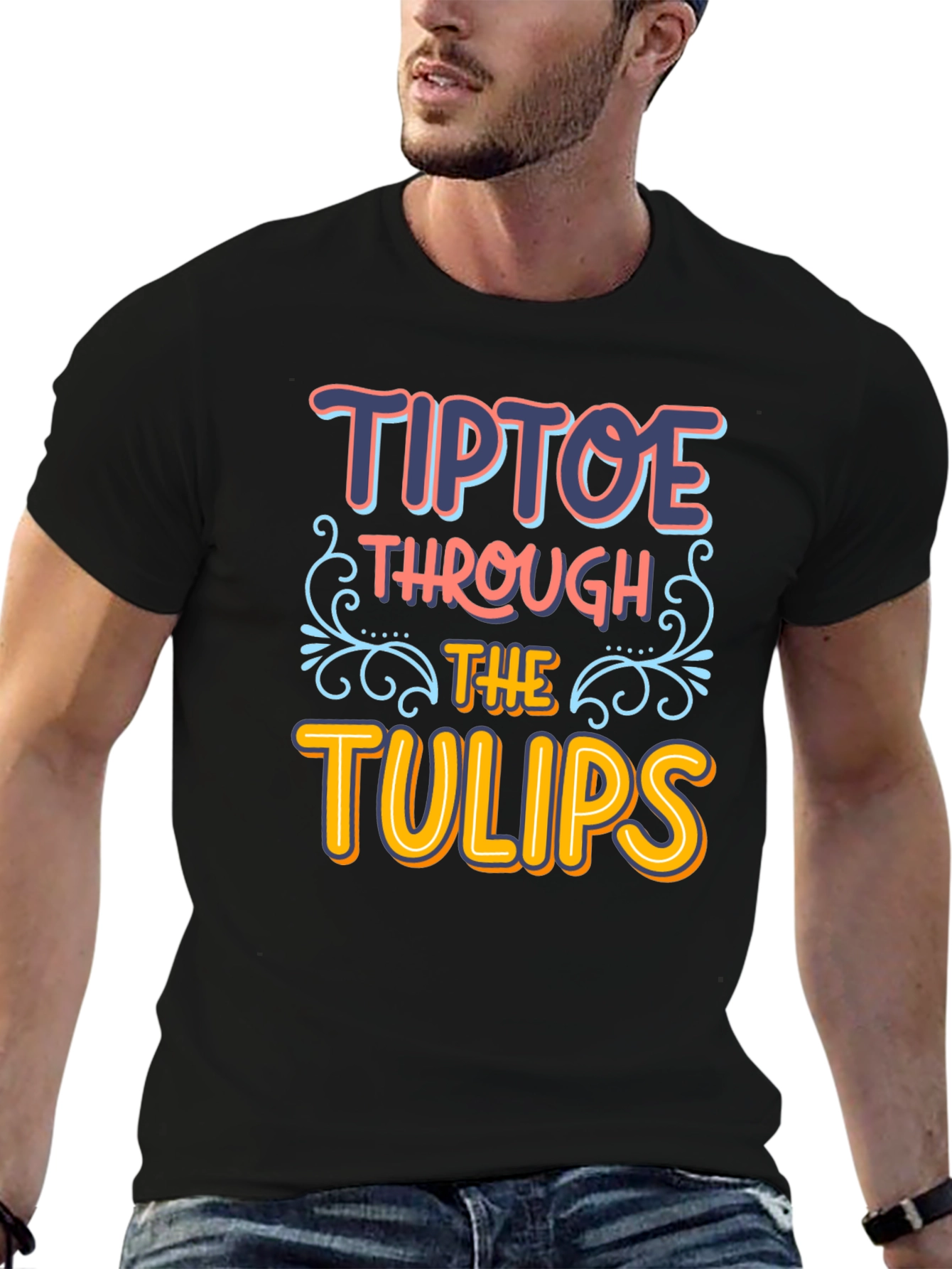 Tiptoe Through the Tulips Graphic T-Shirt