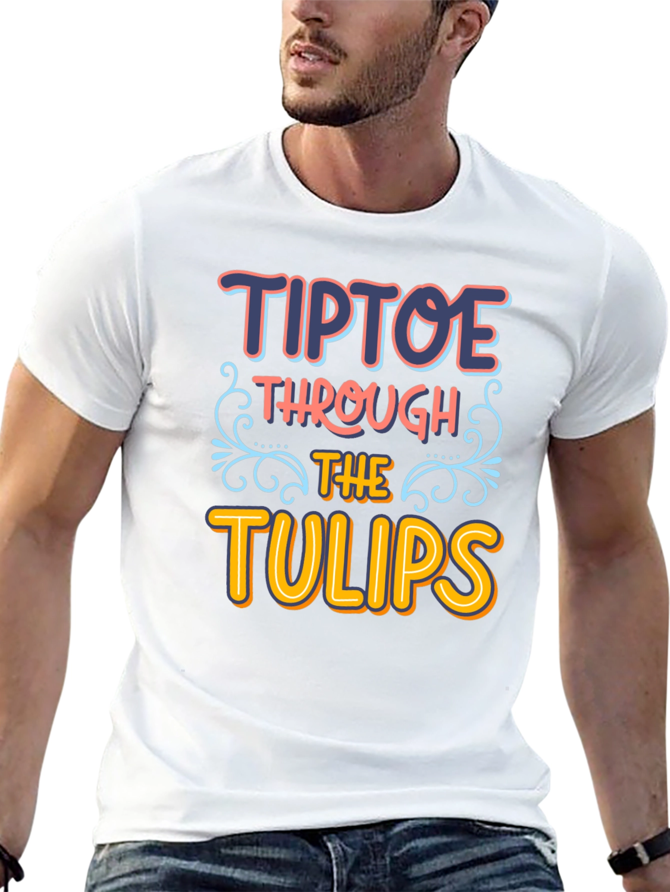 Tiptoe Through the Tulips Graphic T-Shirt