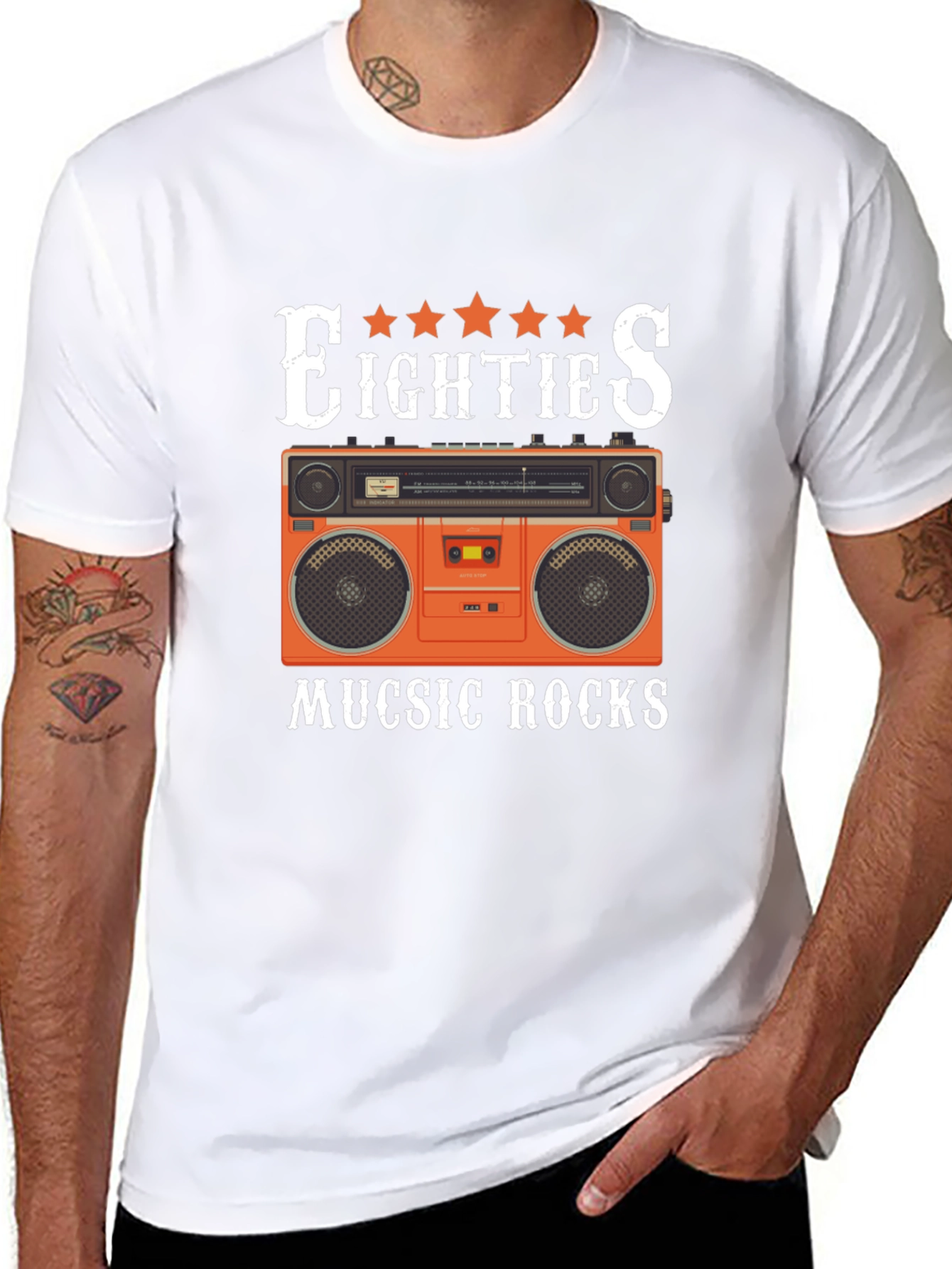 Eighties Music Rocks T-Shirt