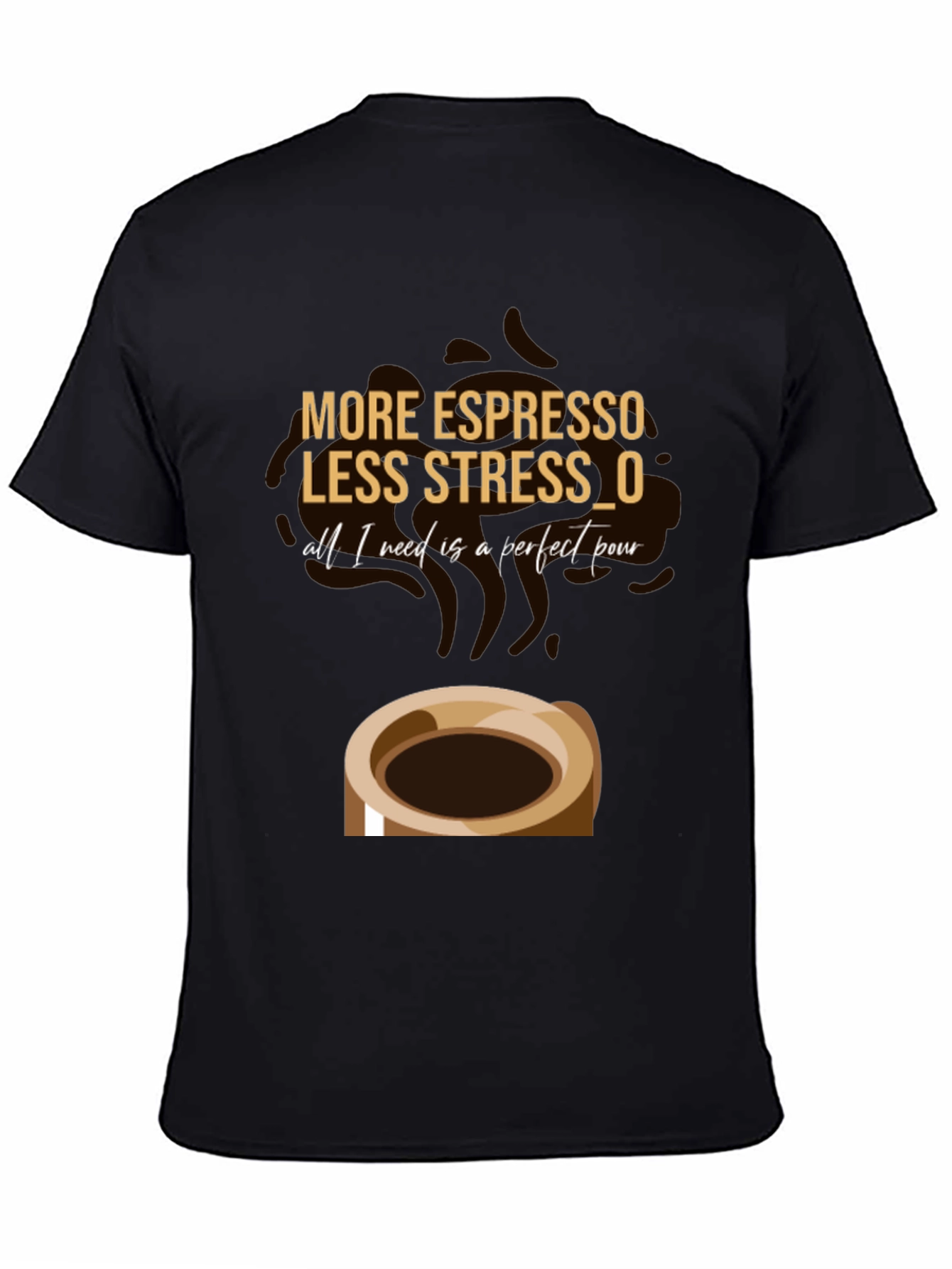 Espresso Lover Graphic T-Shirt - Coffee Stress Relief