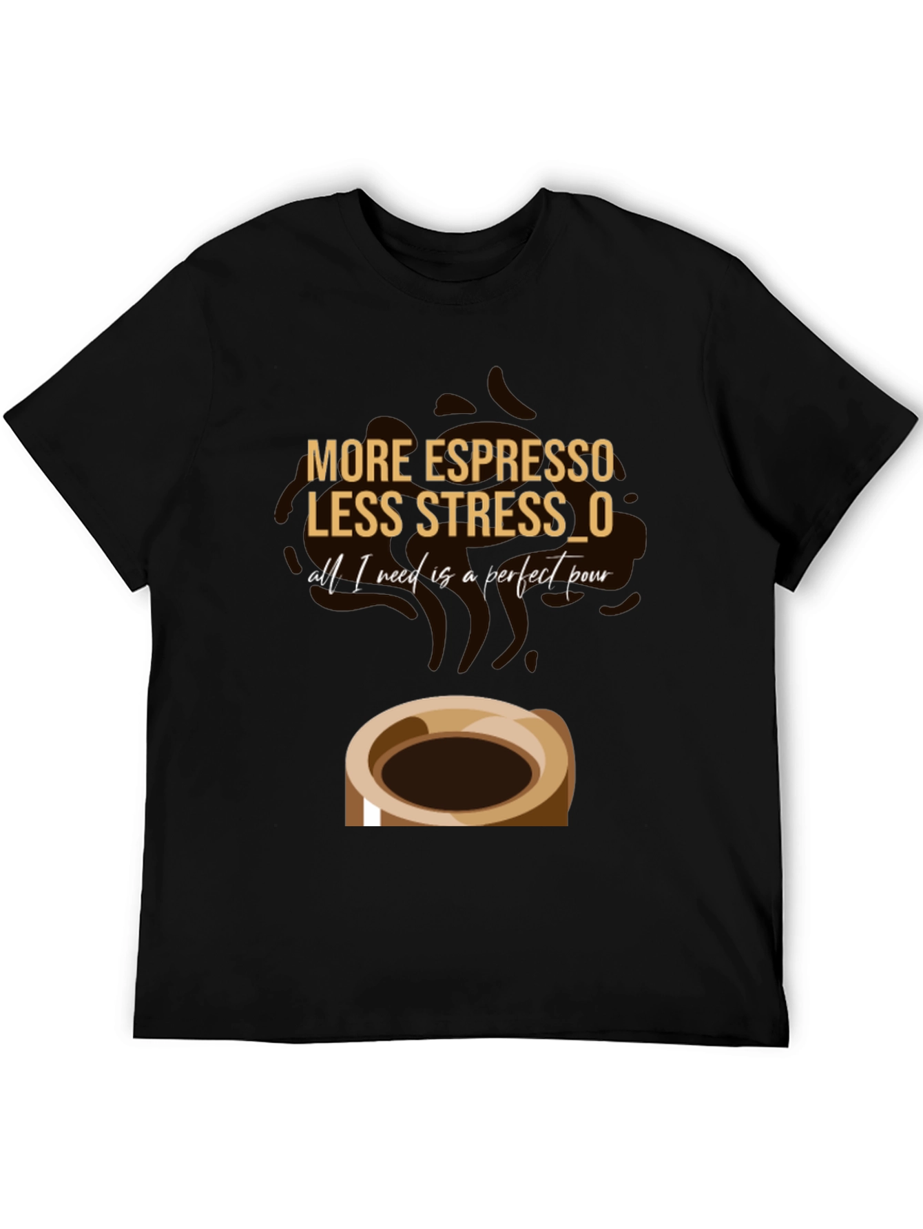 Espresso Lover Graphic T-Shirt - Coffee Stress Relief