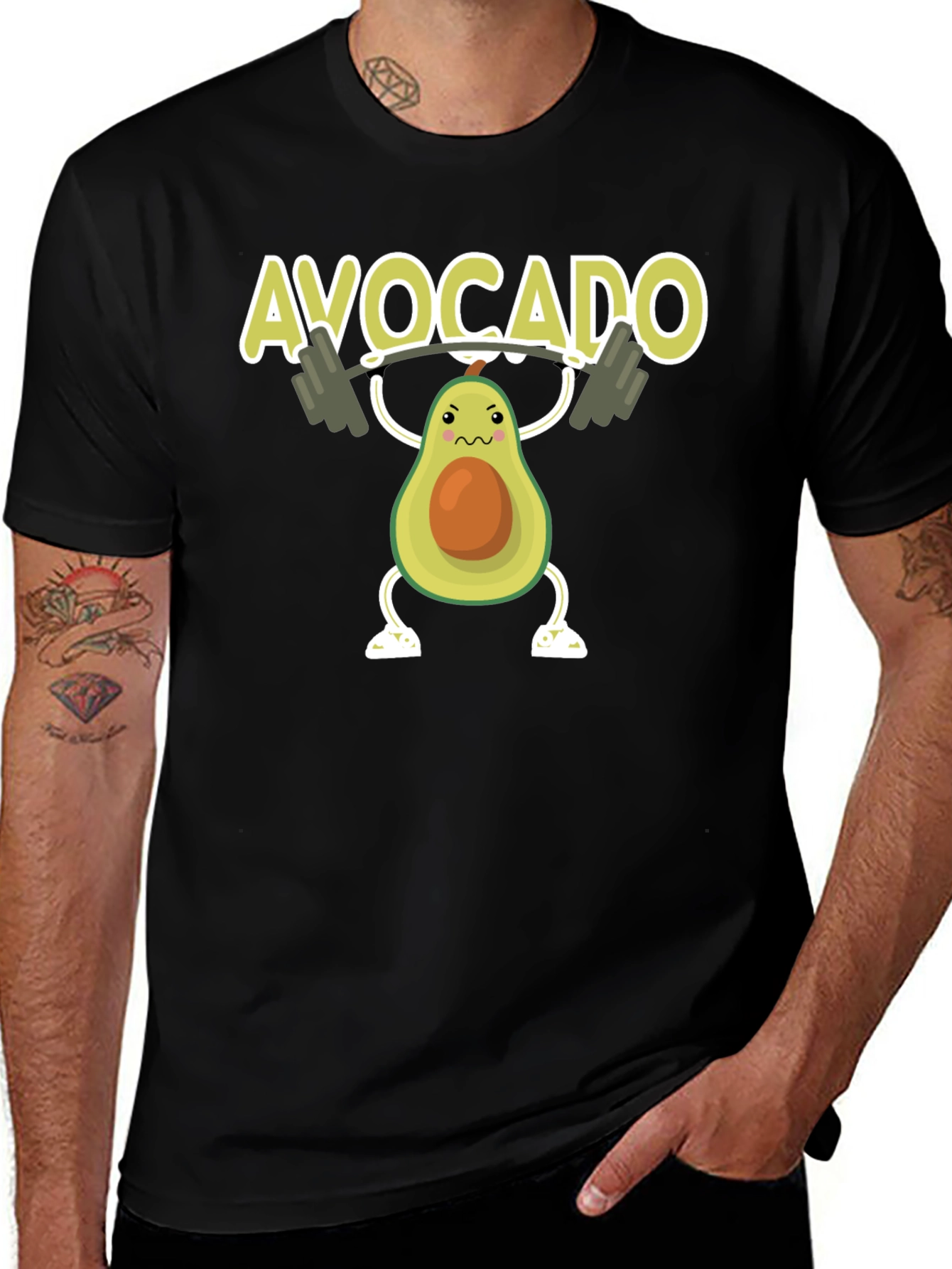 Avocado Gym T-Shirt - Funny Workout Tee