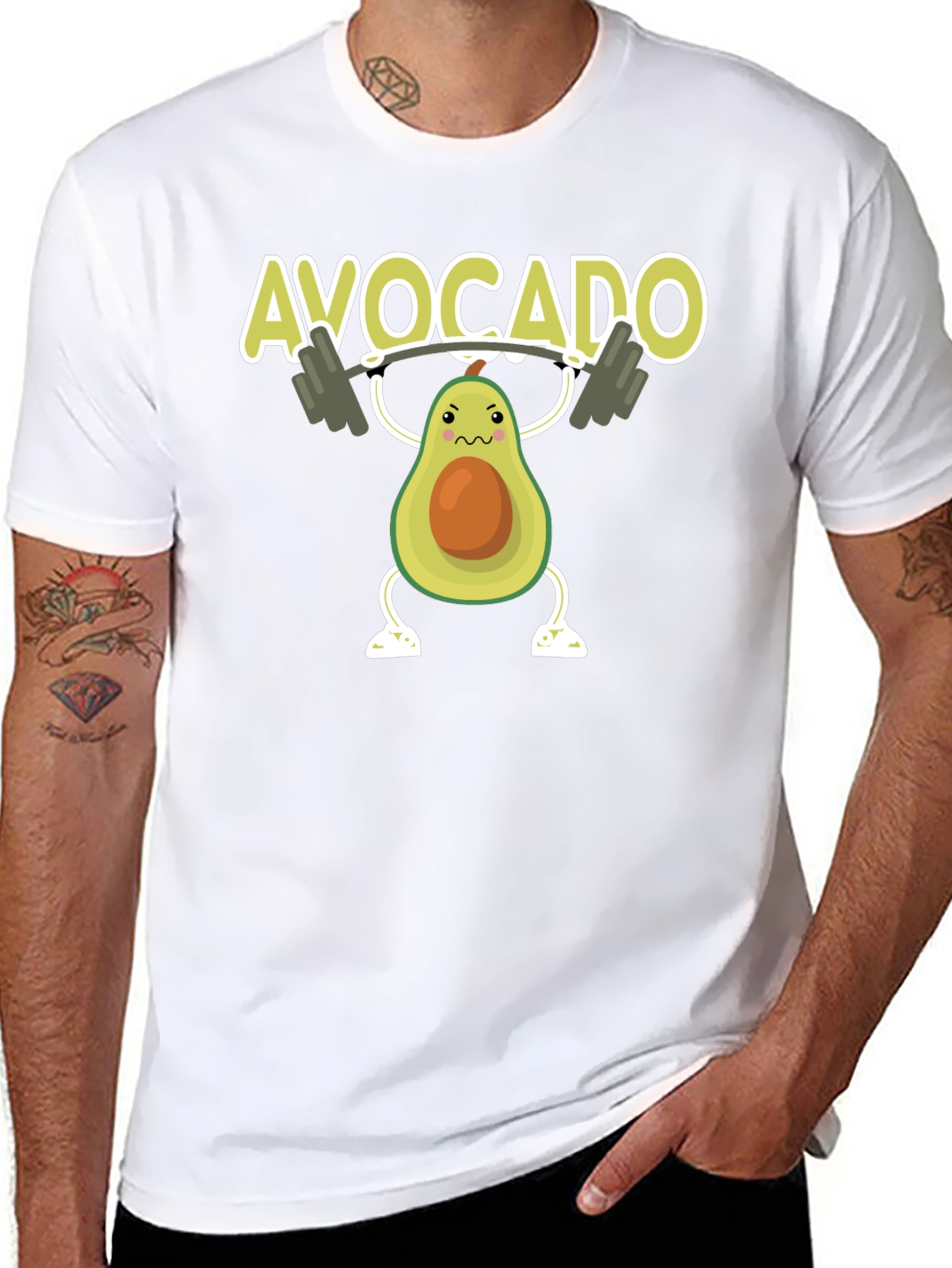 Avocado Gym T-Shirt - Funny Workout Tee