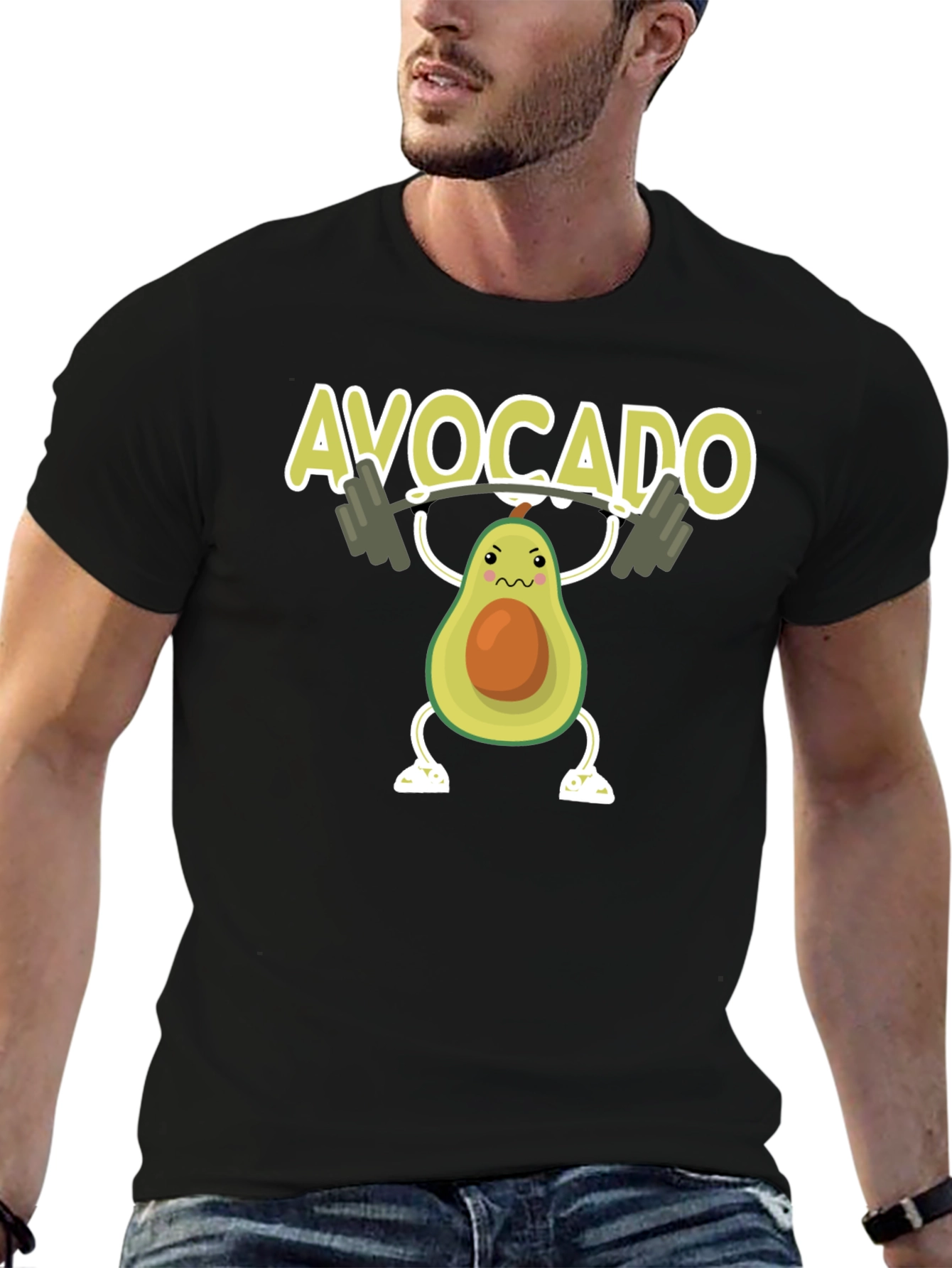 Avocado Gym T-Shirt - Funny Workout Tee