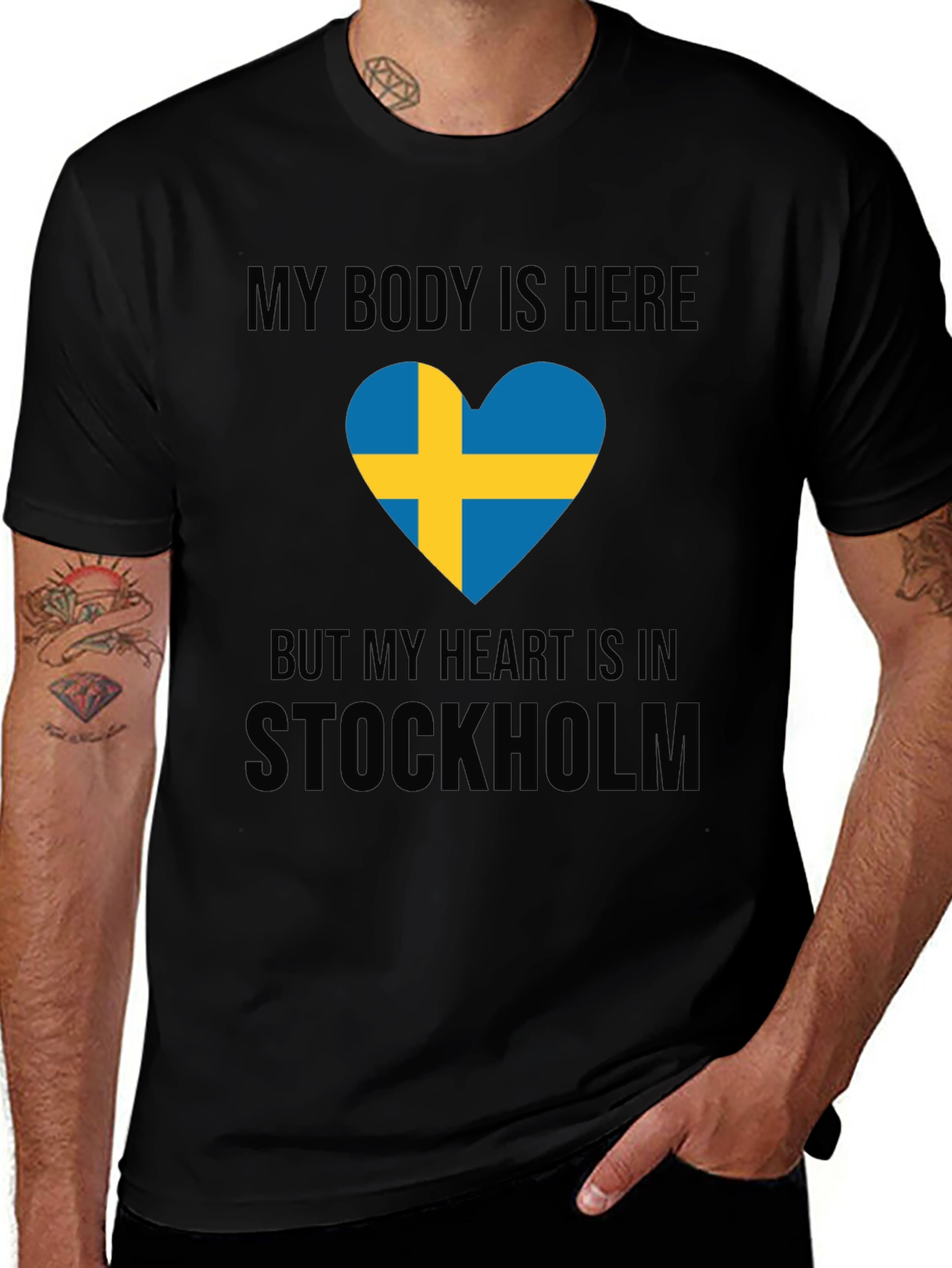 Sweden Heart Stockholm T-Shirt