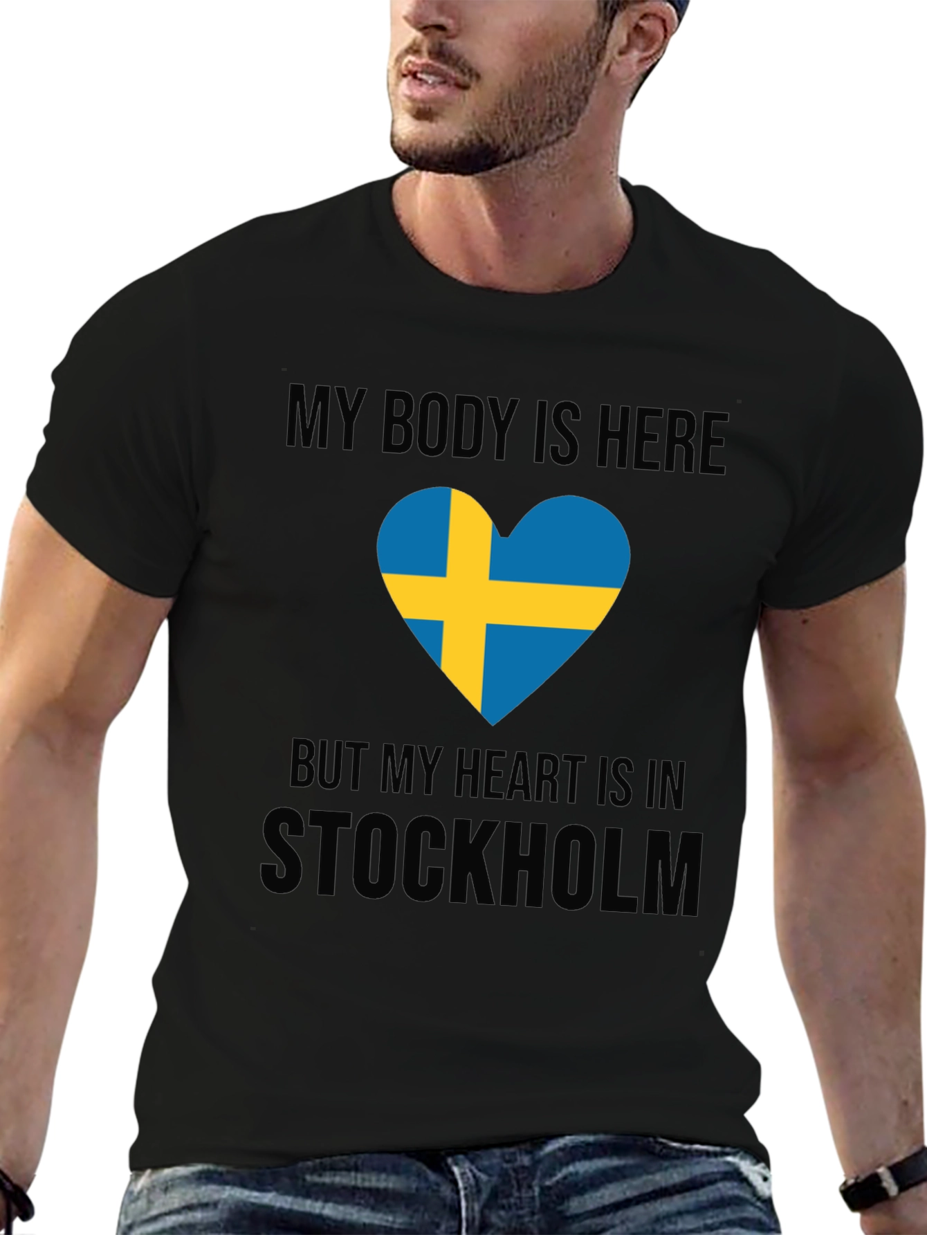 Sweden Heart Stockholm T-Shirt