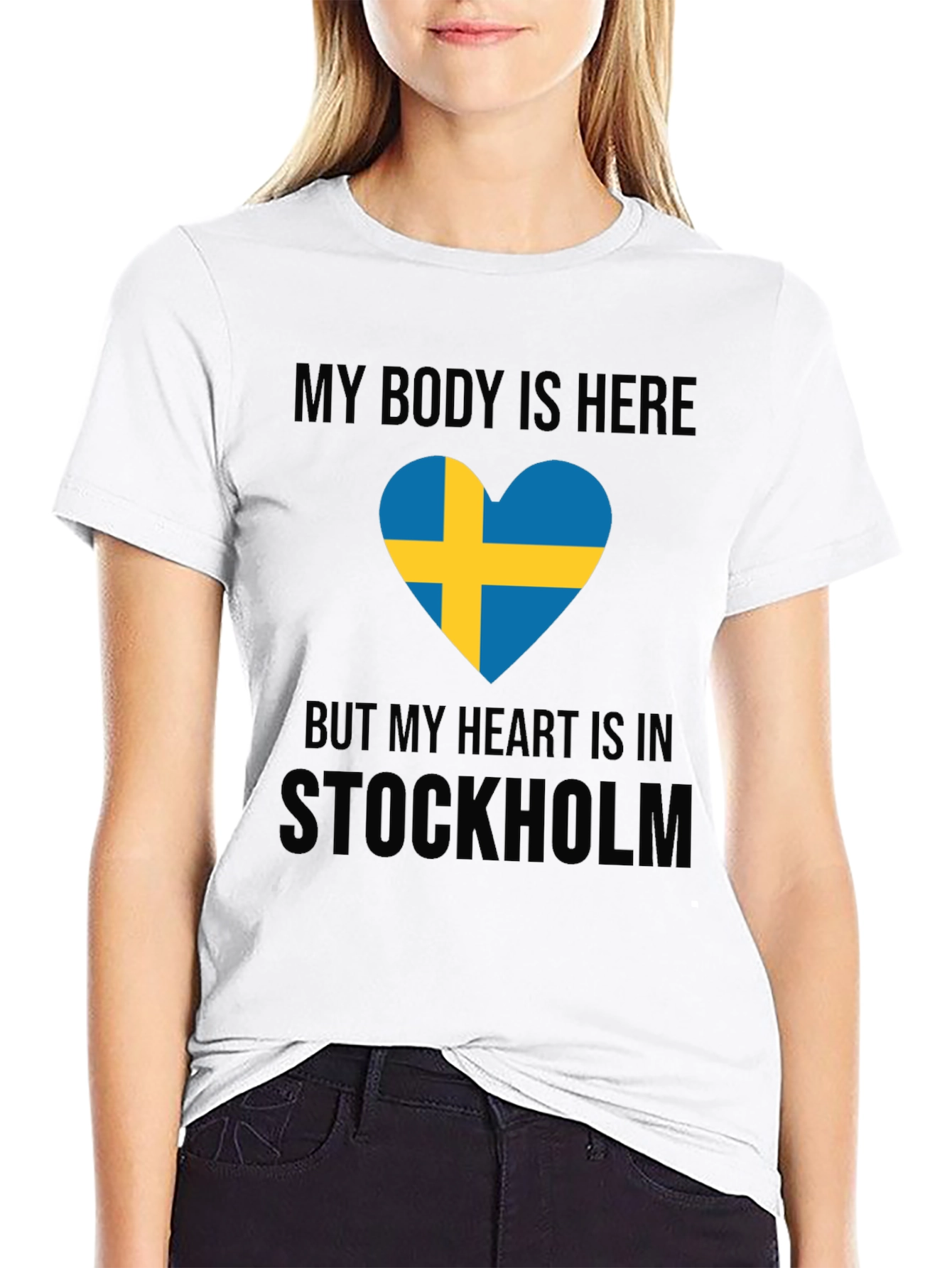 Sweden Heart Stockholm T-Shirt