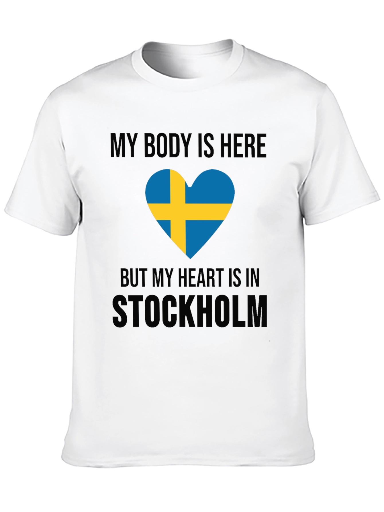 Sweden Heart Stockholm T-Shirt