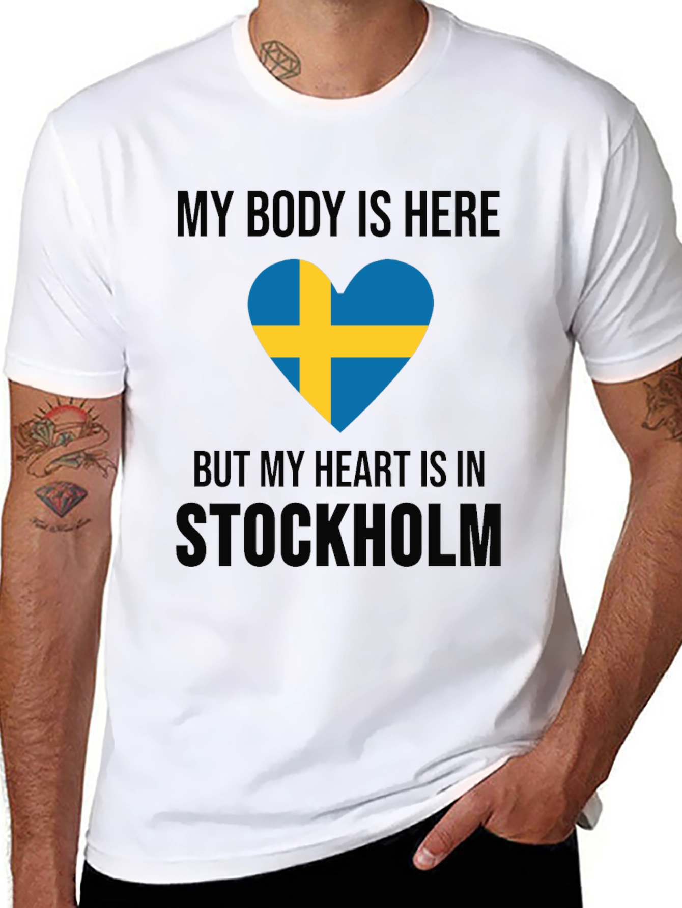 Sweden Heart Stockholm T-Shirt