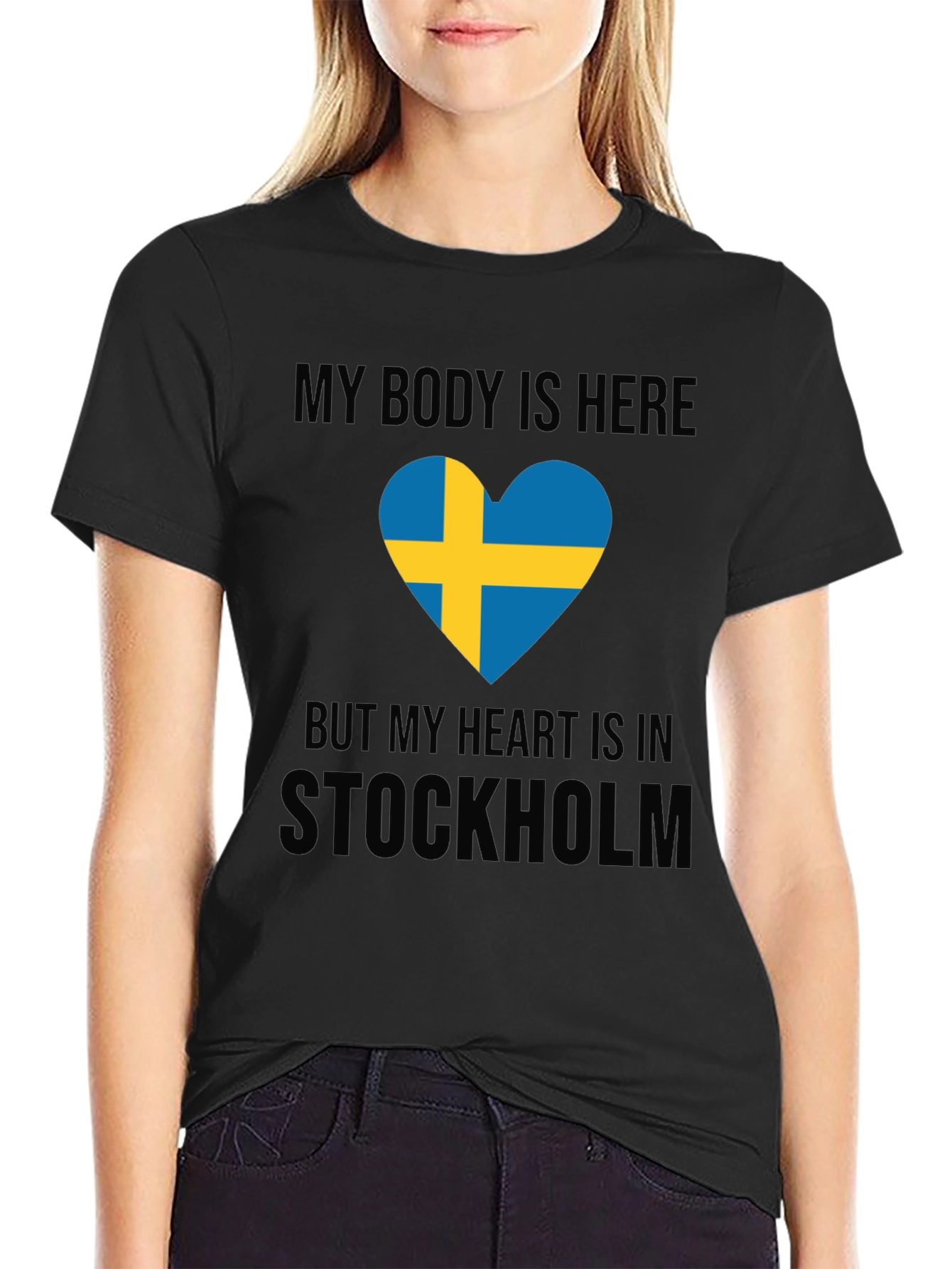 Sweden Heart Stockholm T-Shirt