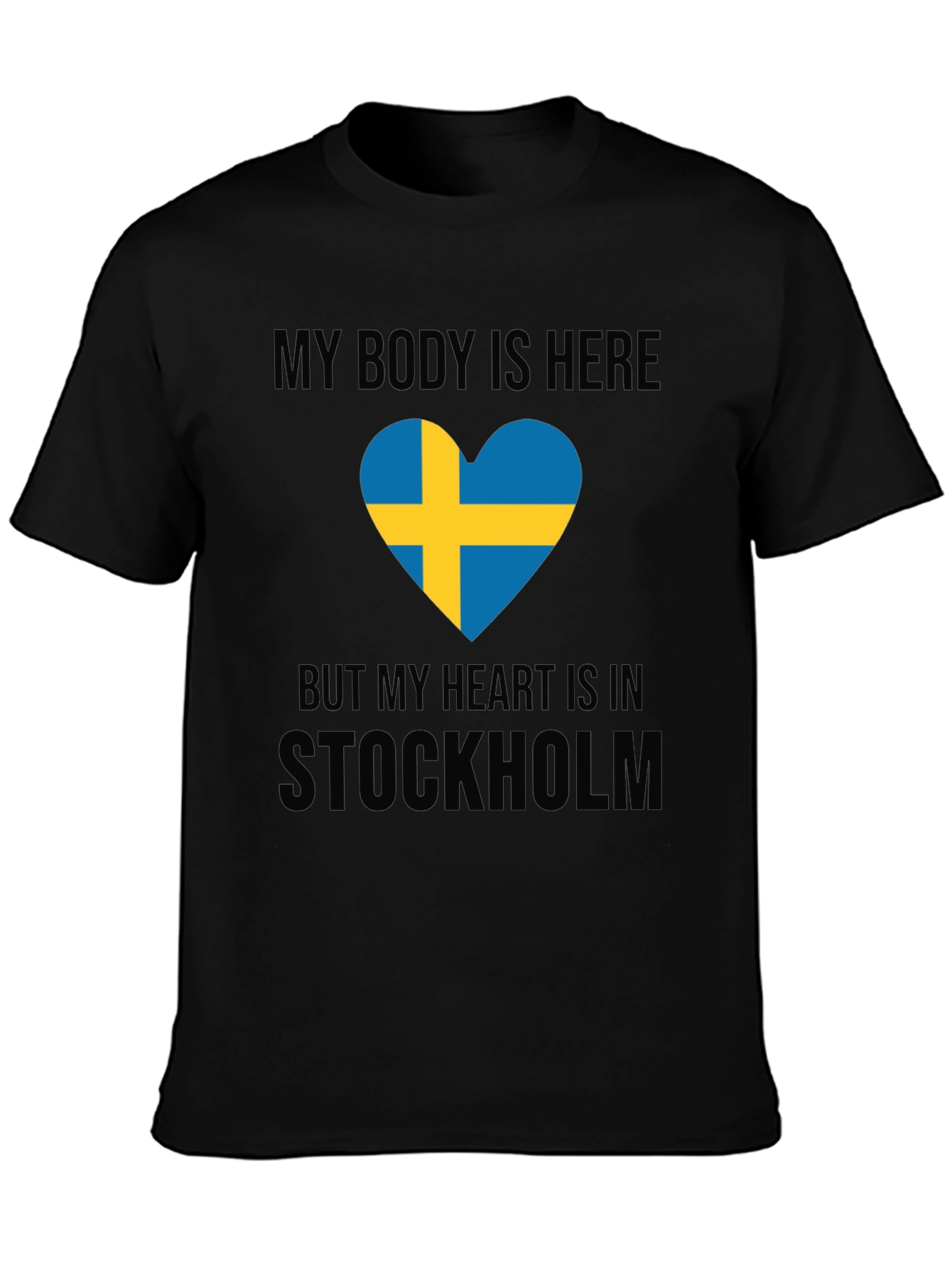 Sweden Heart Stockholm T-Shirt