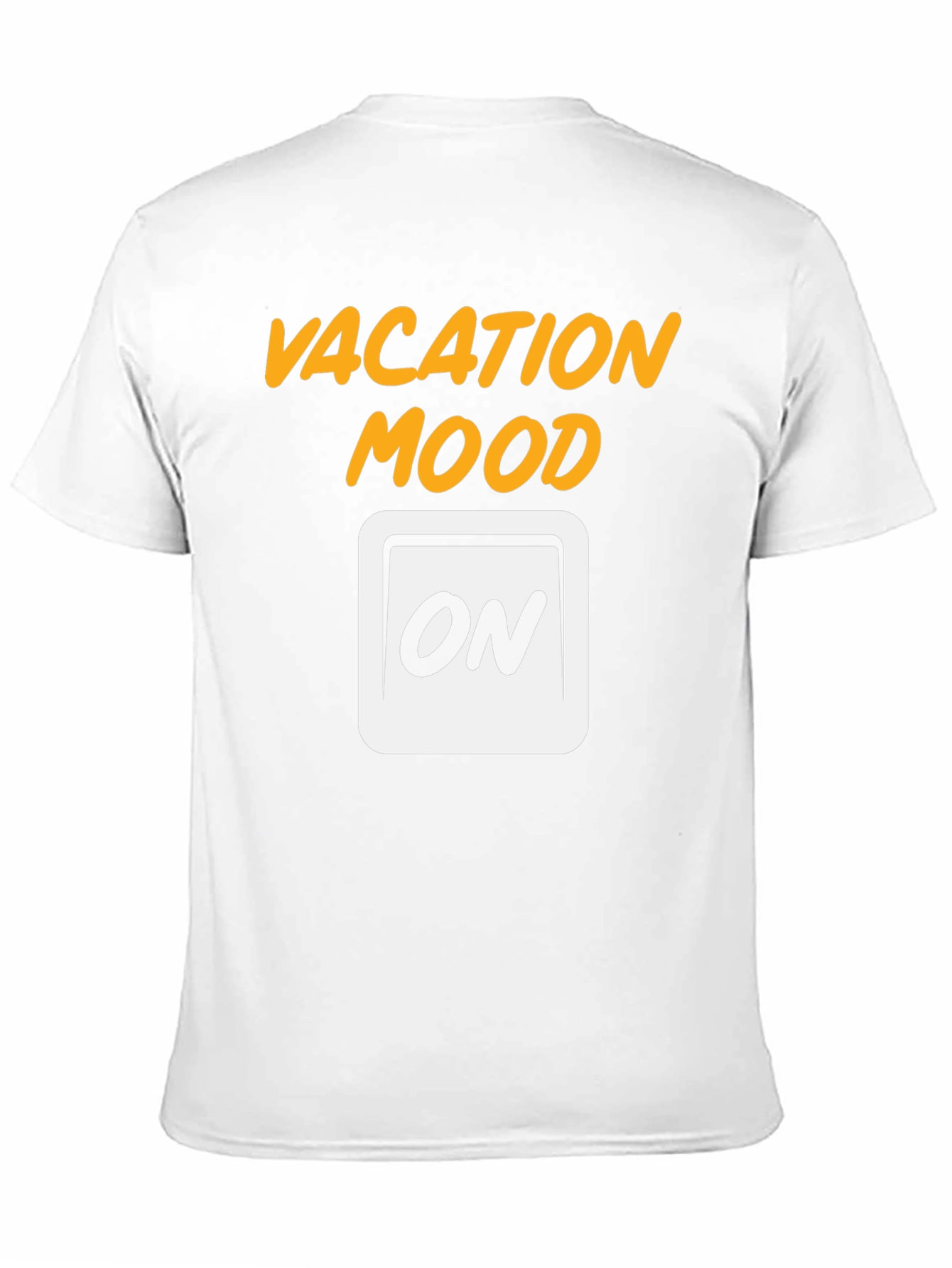 Vacation Mode On Graphic Tee - Black Cotton T-Shirt