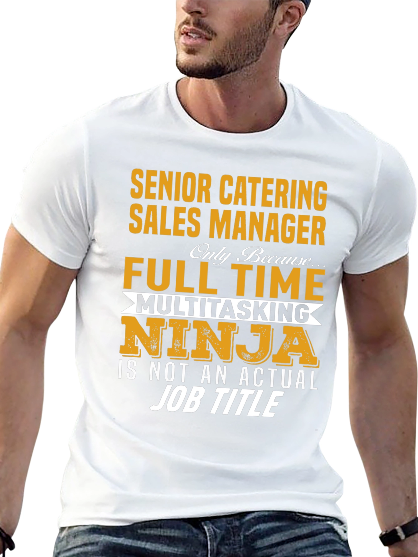 Senior Catering Sales Manager Full Time Ninja T-Shirt