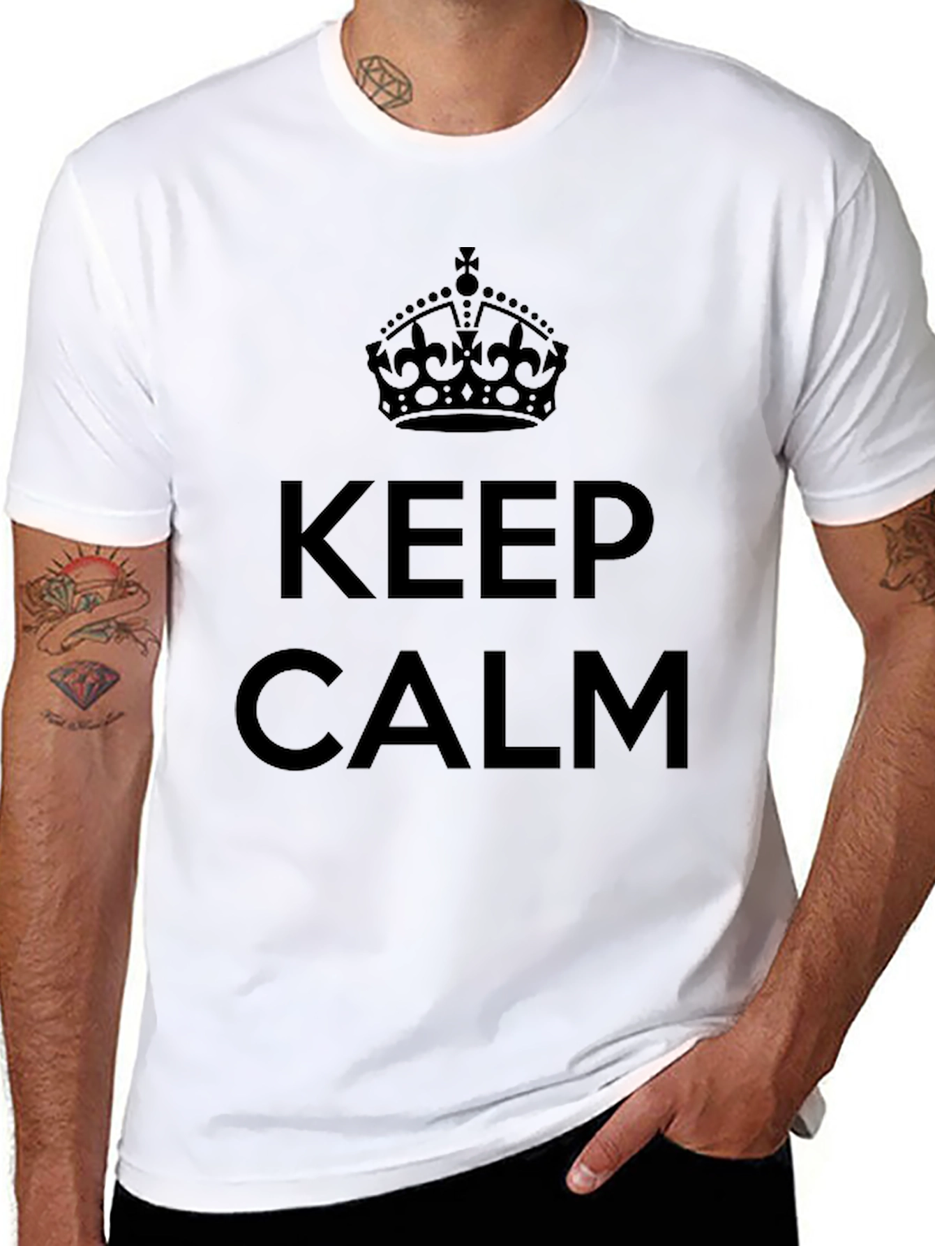 Keep Calm Graphic T-Shirt
