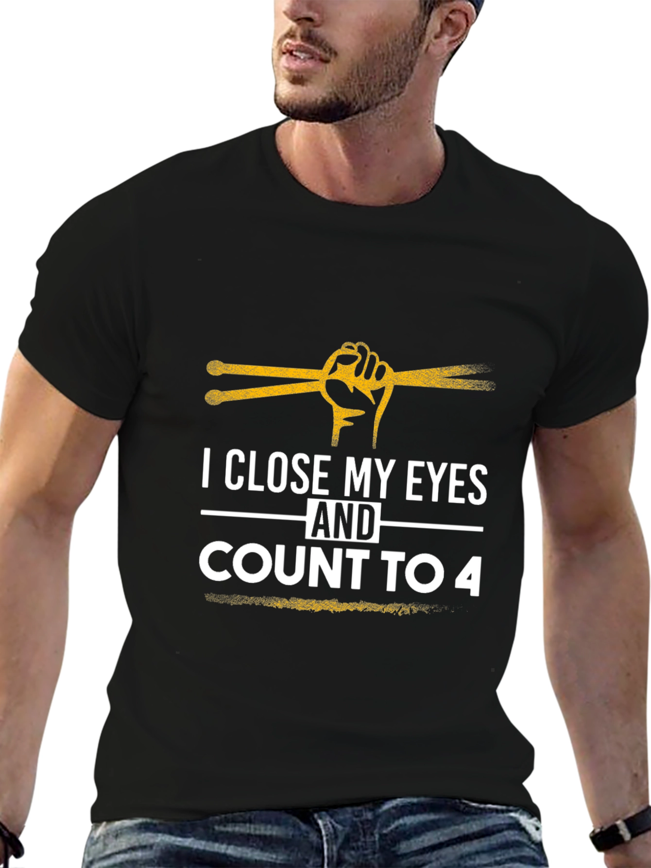 I Close My Eyes Drummer T-Shirt