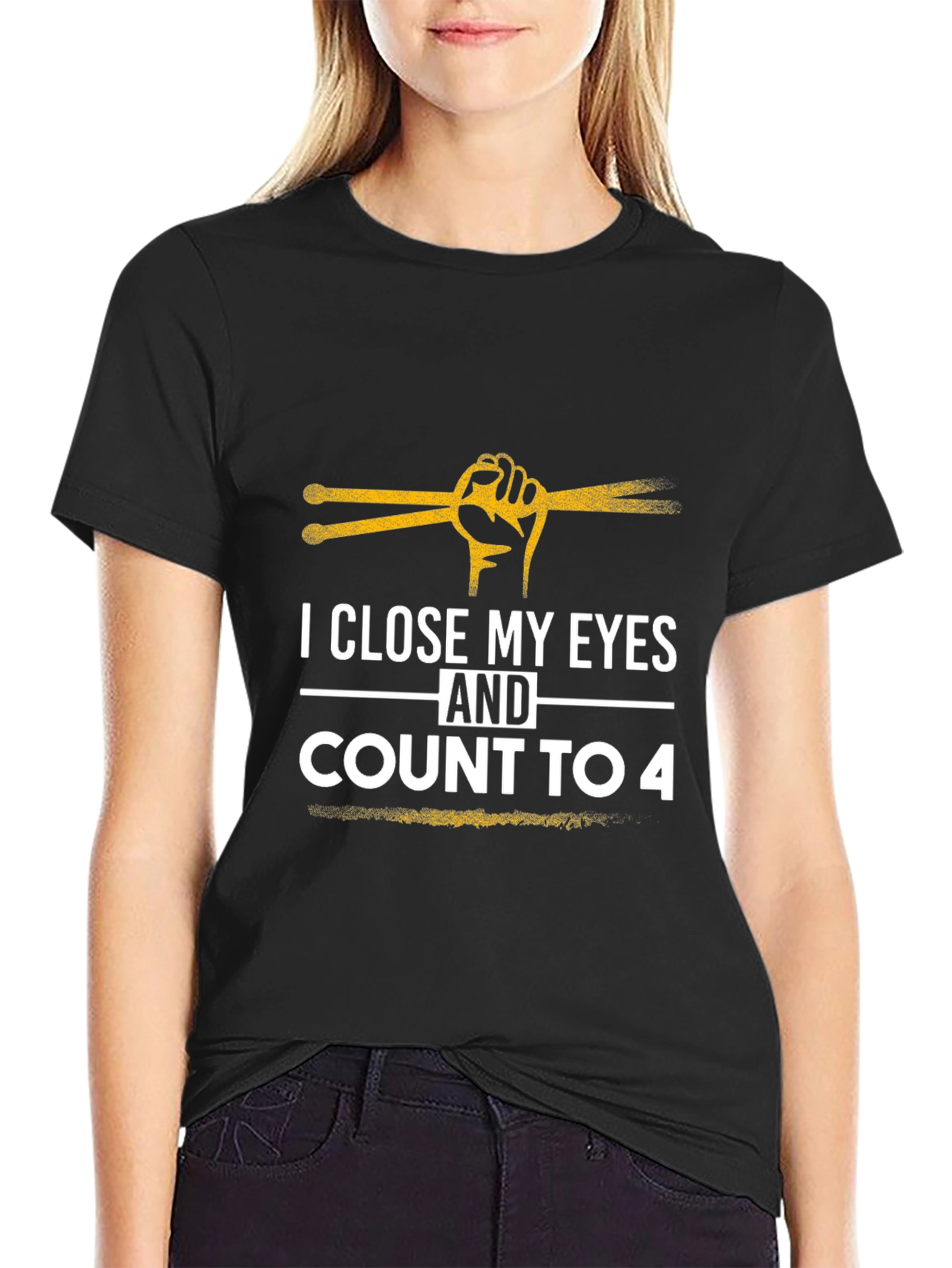 I Close My Eyes Drummer T-Shirt