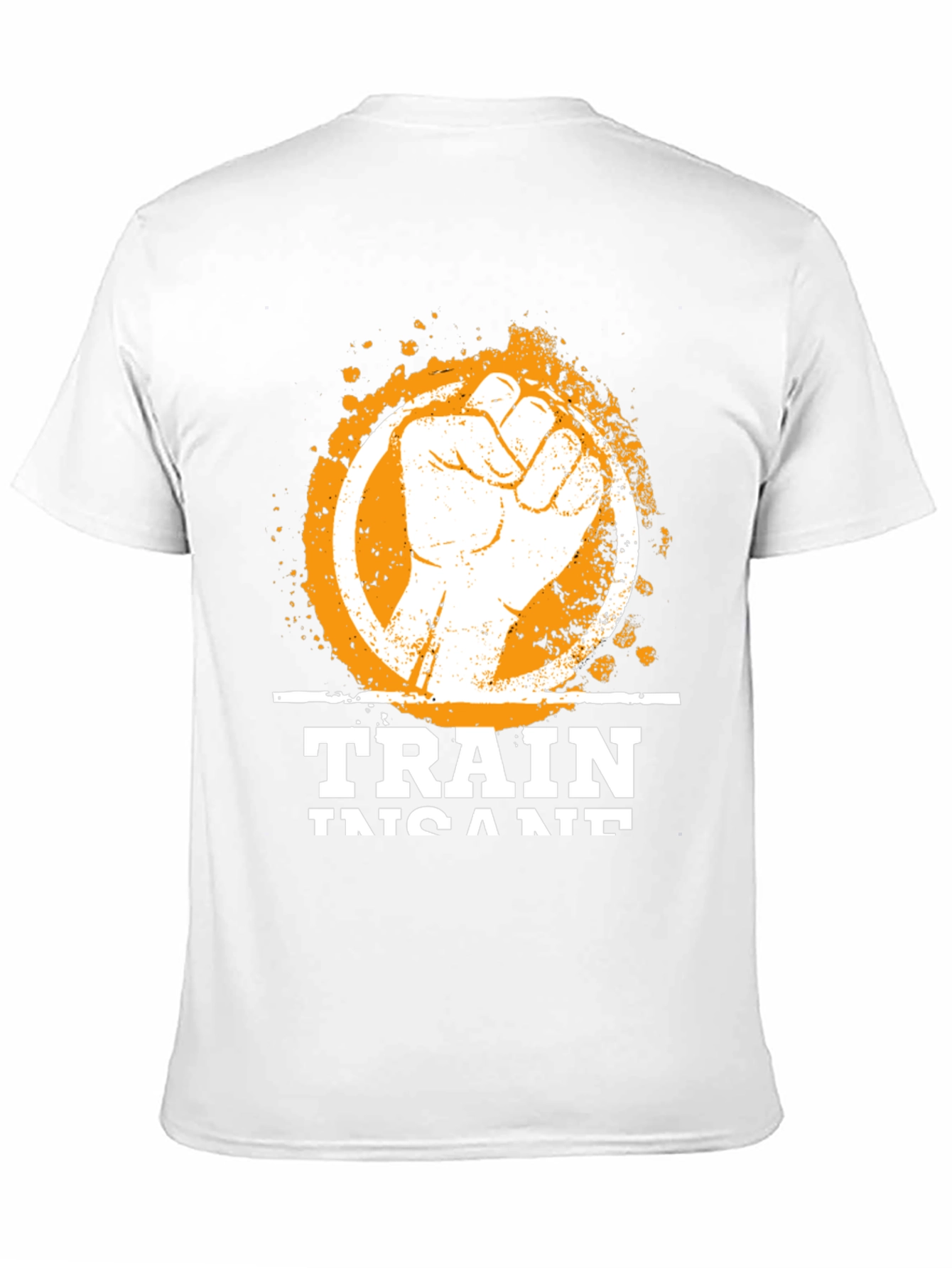 Train Insane Graphic Tee - Black Cotton T-Shirt