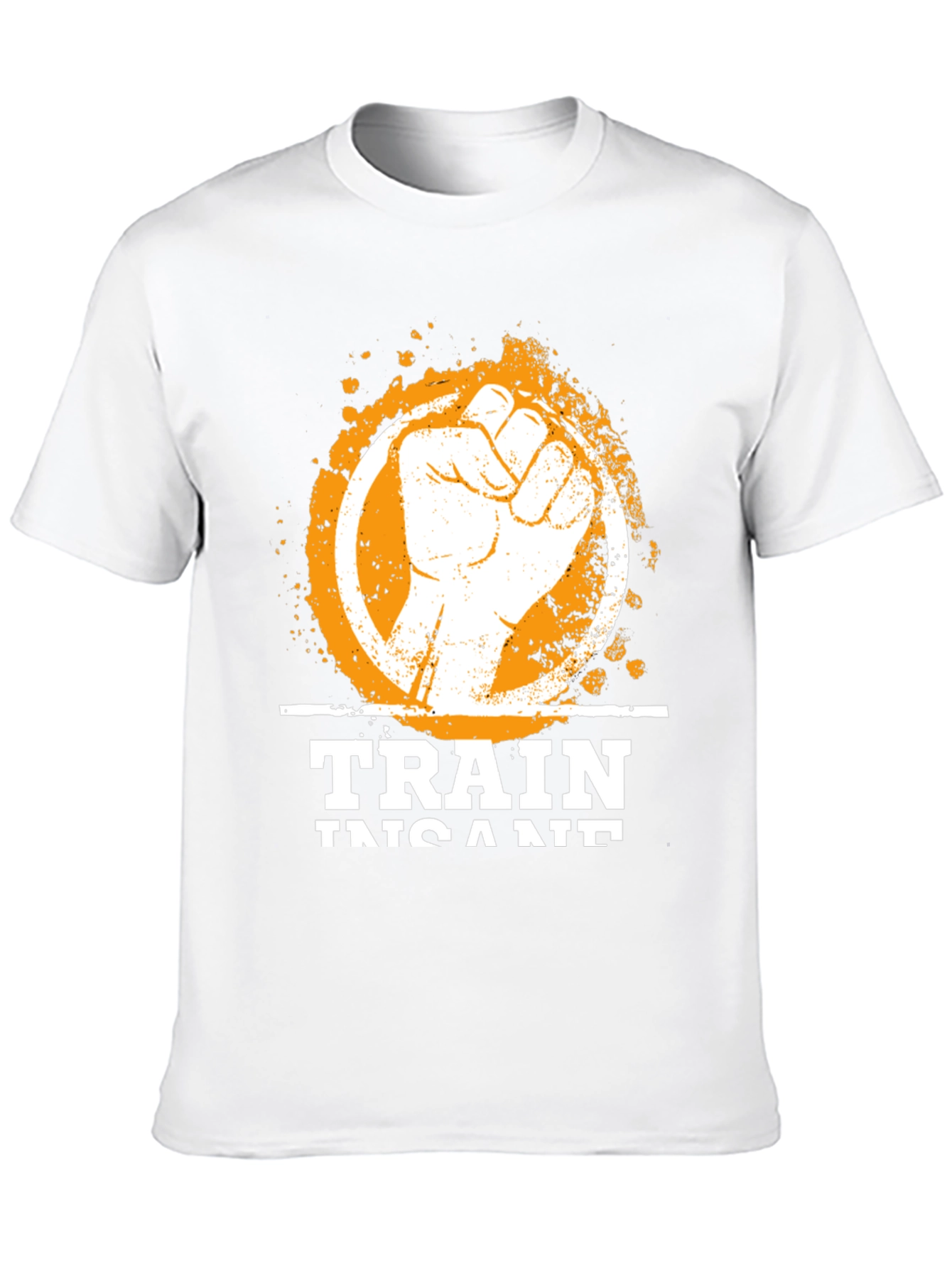 Train Insane Graphic Tee - Black Cotton T-Shirt