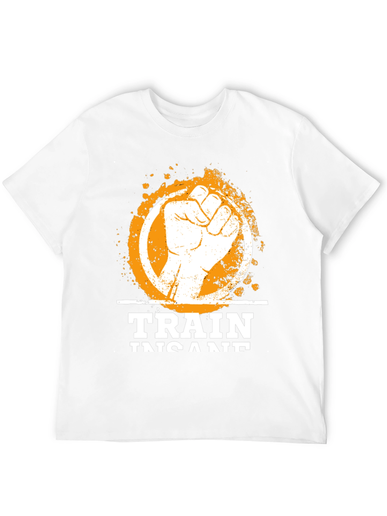 Train Insane Graphic Tee - Black Cotton T-Shirt