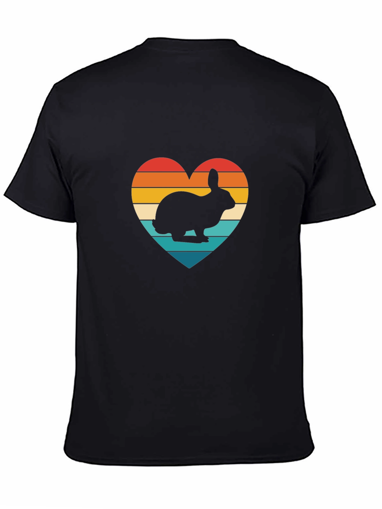 Retro Rabbit Heart T-Shirt - Unisex Graphic Tee