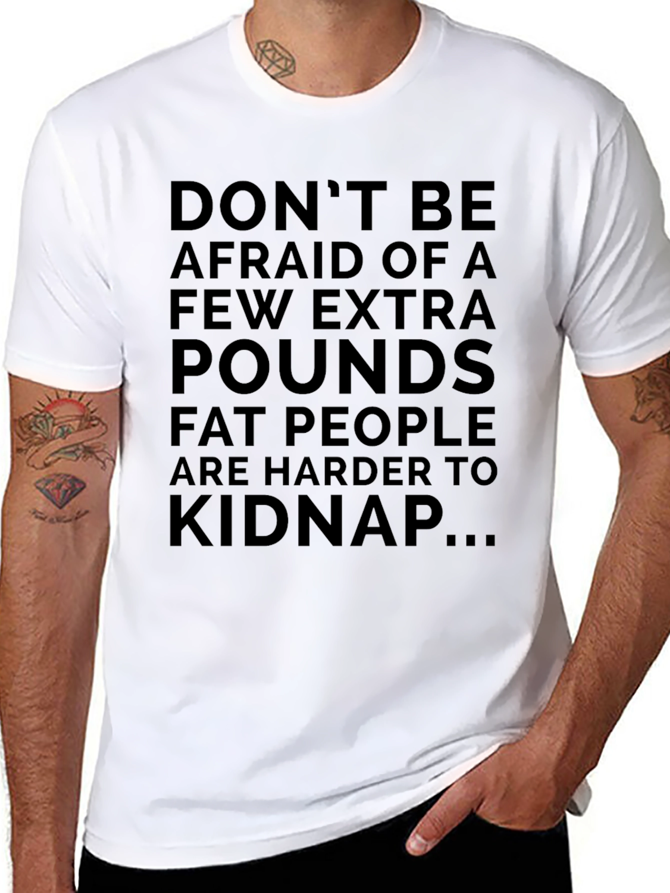 Funny Dont Be Afraid Graphic Tee