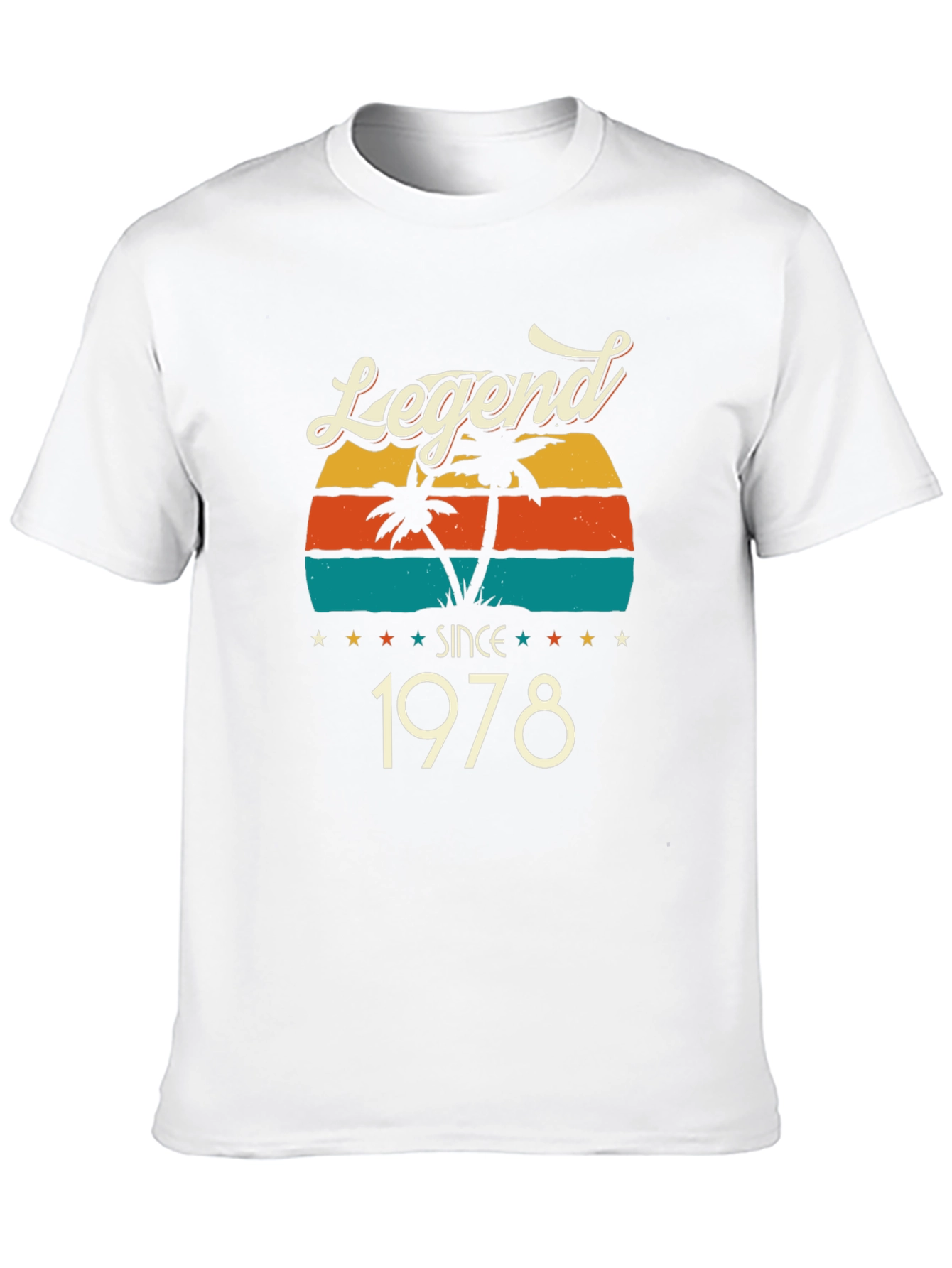 Legend Since 1978 T-Shirt - Retro Palm Tree Design