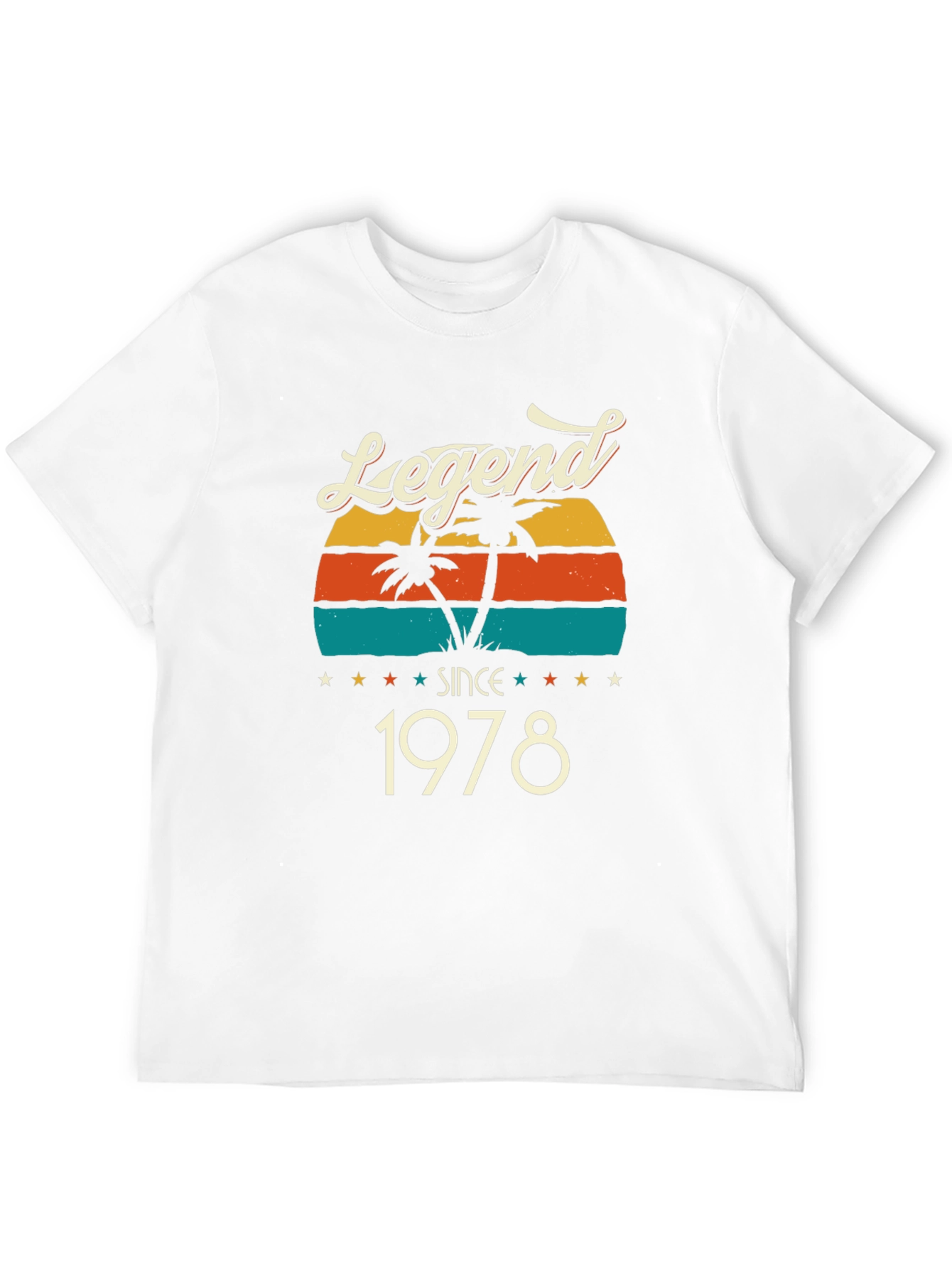 Legend Since 1978 T-Shirt - Retro Palm Tree Design