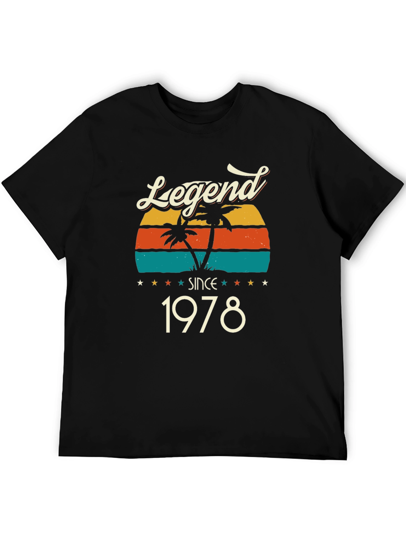 Legend Since 1978 T-Shirt - Retro Palm Tree Design