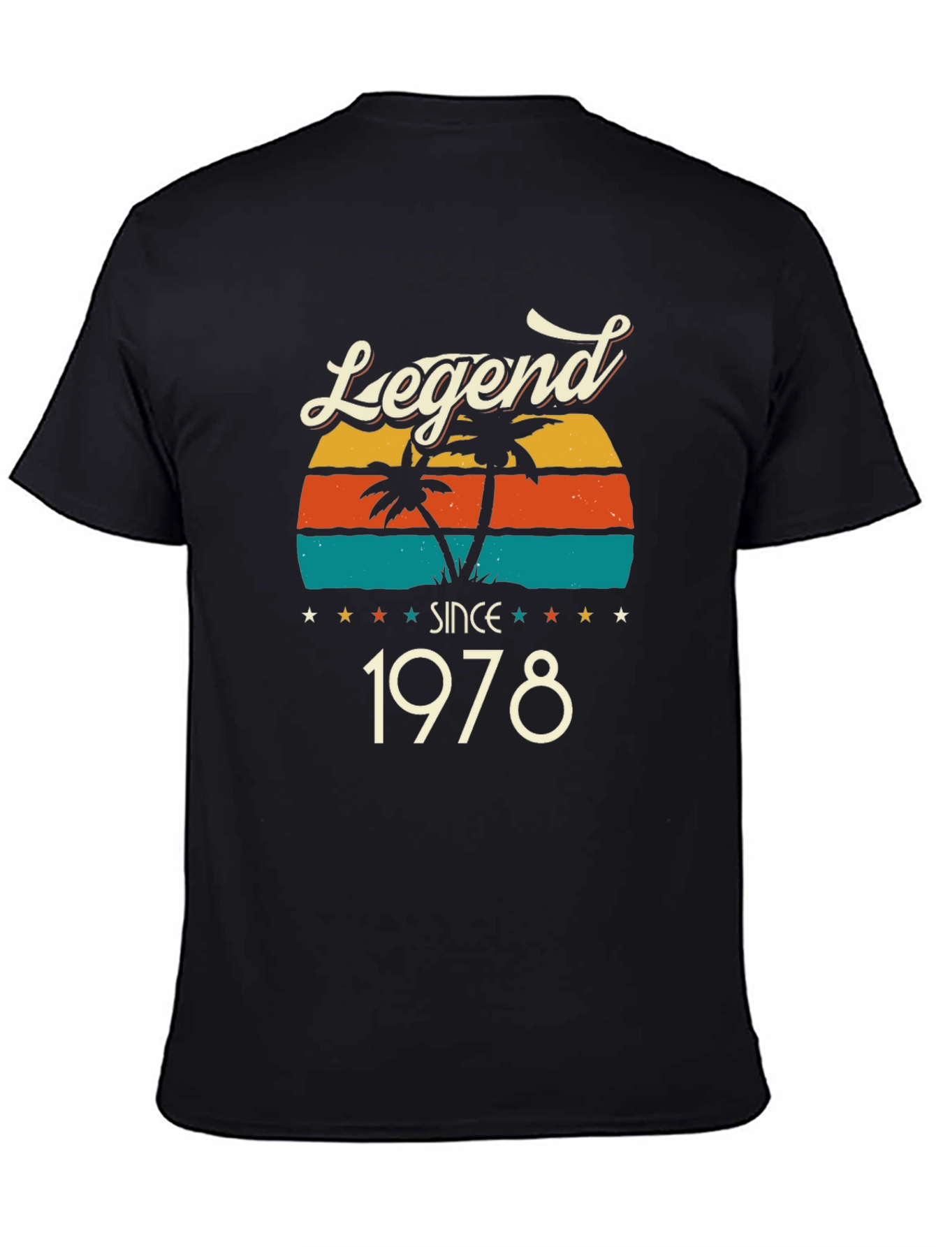 Legend Since 1978 T-Shirt - Retro Palm Tree Design